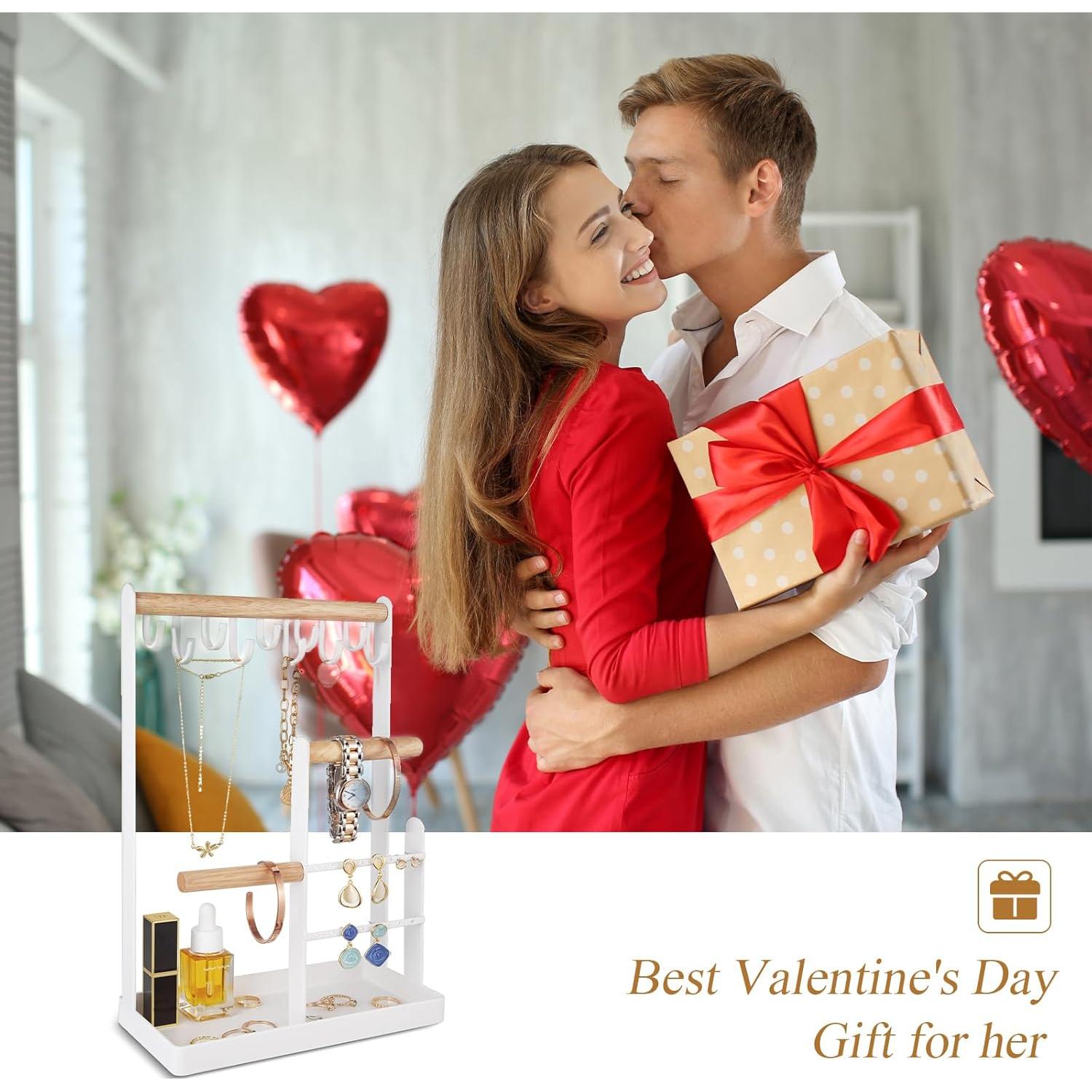 Organizador de Joyería ProCase 4 Niveles Blanco 32 cm