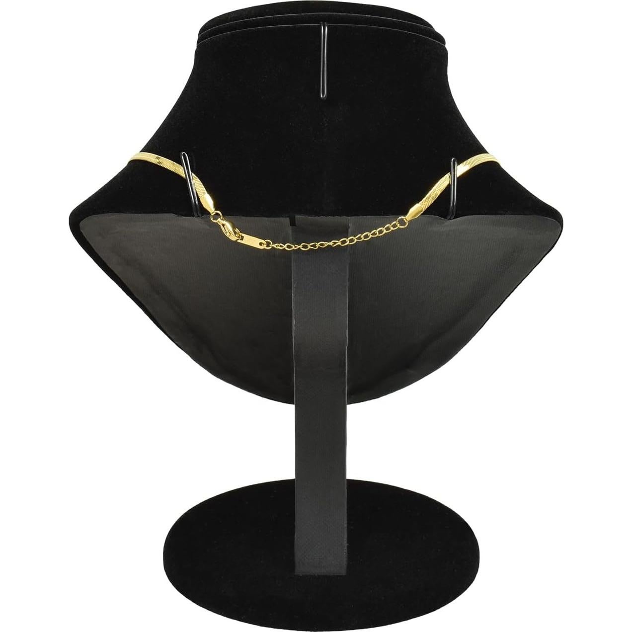 Exhibidor de Joyería MOOCA Terciopelo Negro Ajustable 22.5cm