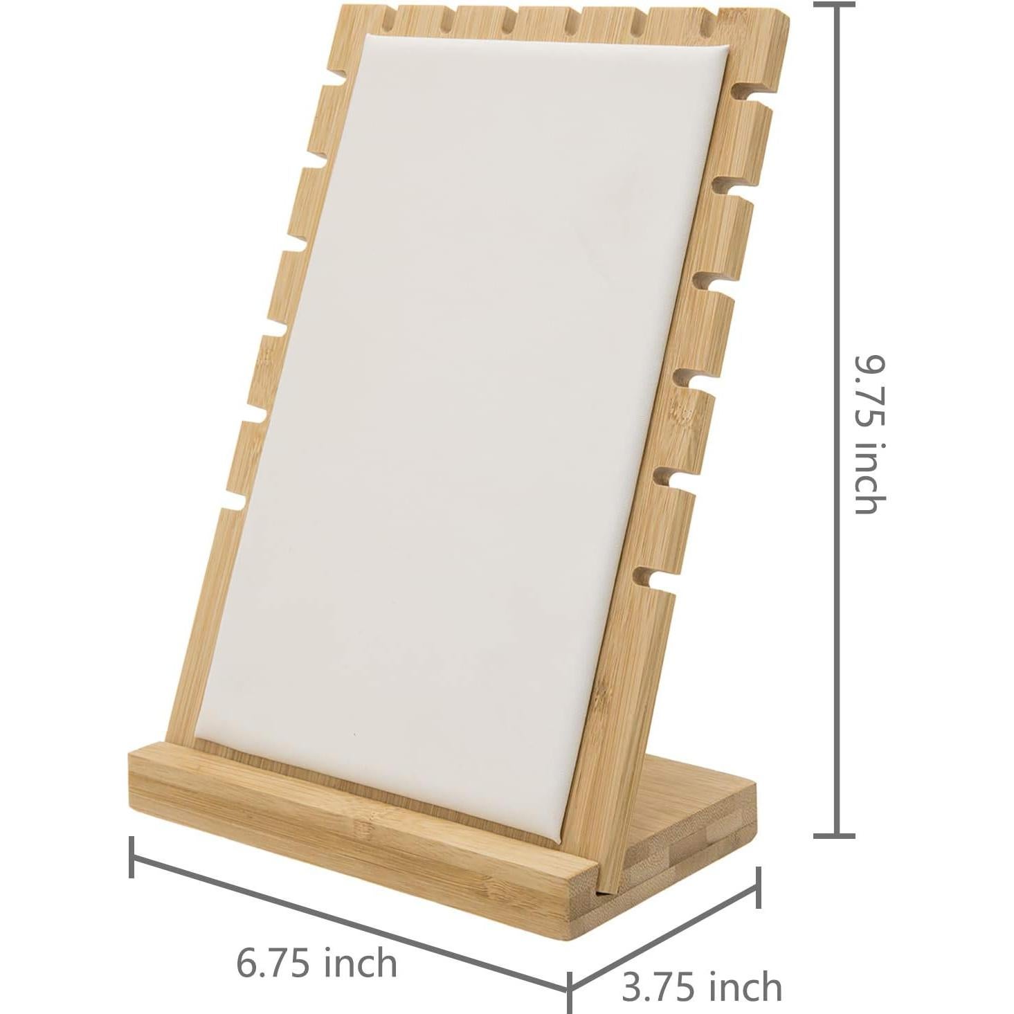 Soporte para Collares MyGift 2-Pack de Bambú Desmontable