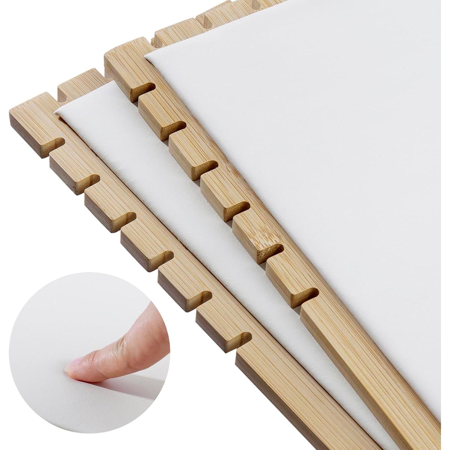 Soporte para Collares MyGift 2-Pack de Bambú Desmontable