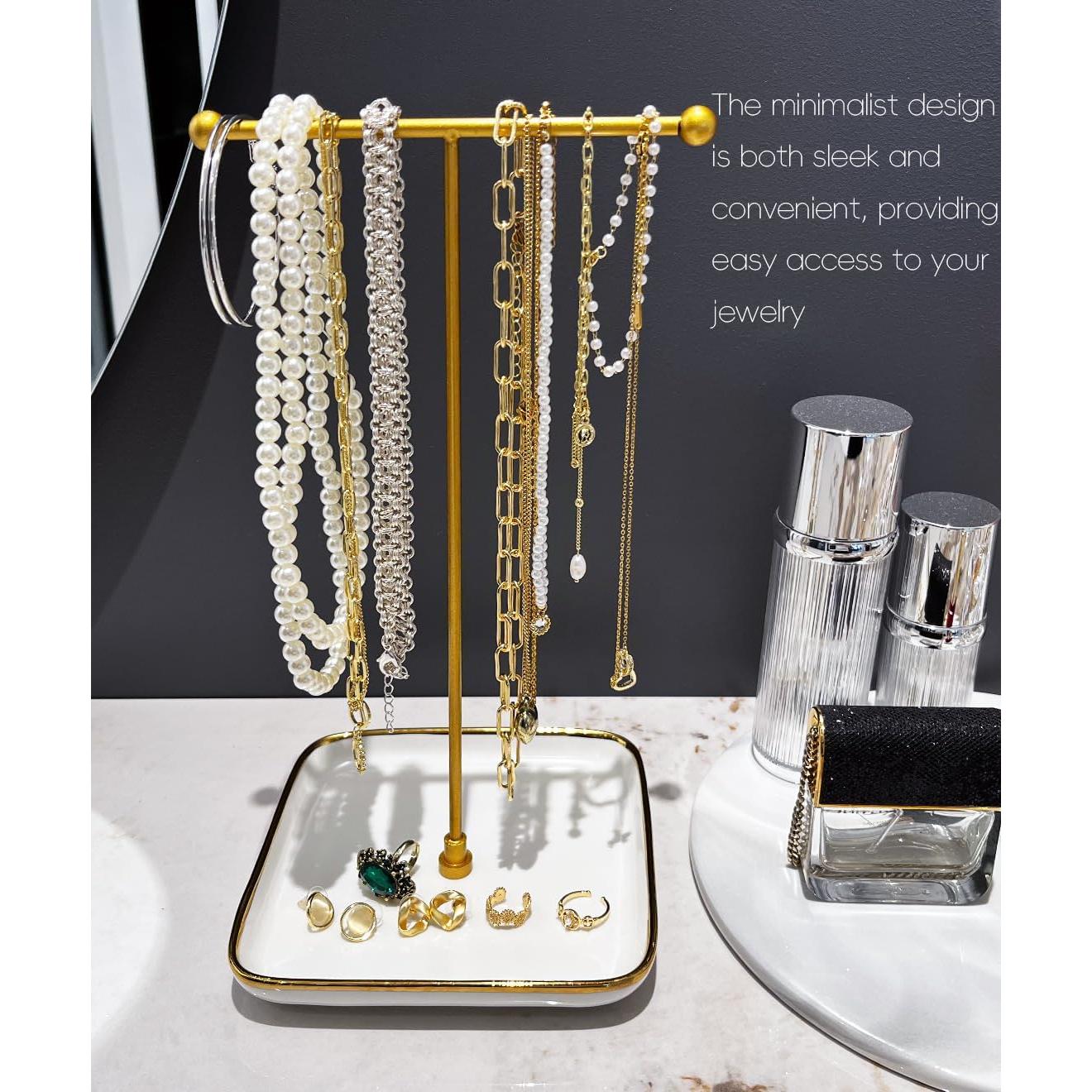 Soporte para Collares VROOMIUM Cerámica 30.48 cm Blanco