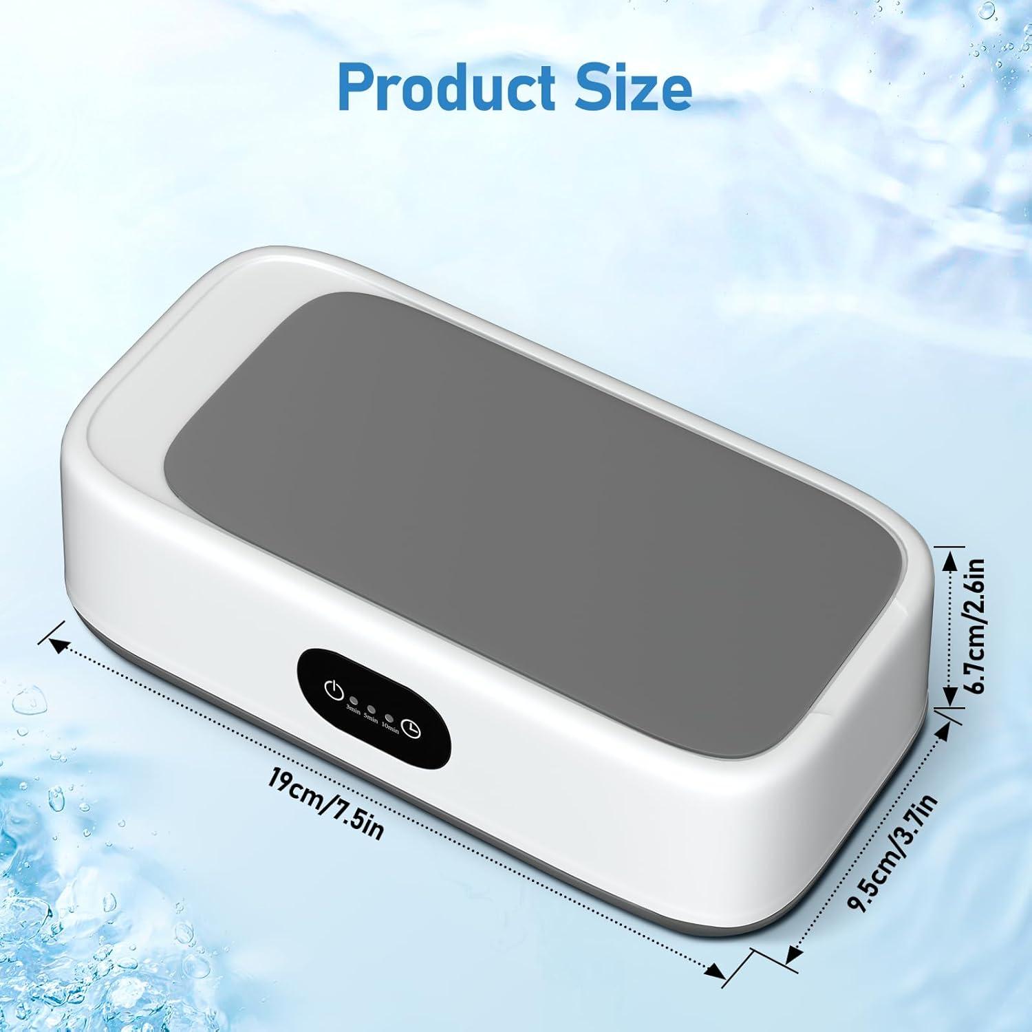 Limpiador Ultrasónico Vaolvpant 640ml 3 Modos de Tiempo