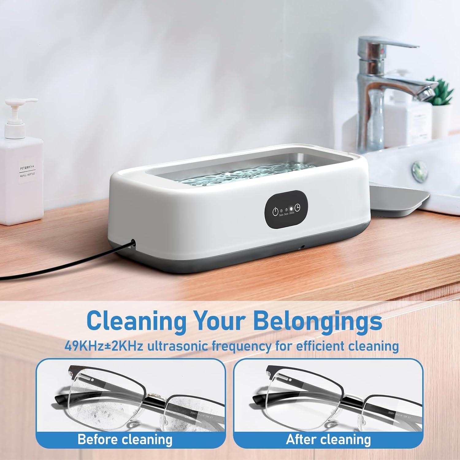 Limpiador Ultrasónico Vaolvpant 640ml 3 Modos de Tiempo