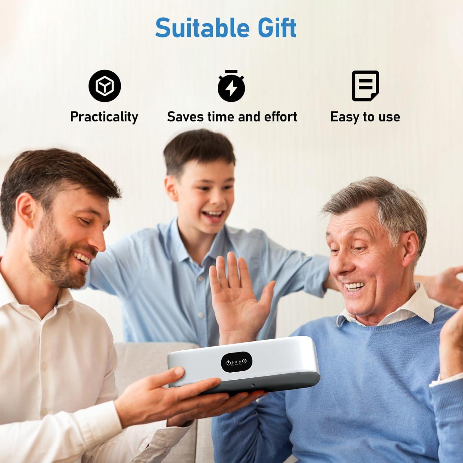 Limpiador Ultrasónico Vaolvpant 640ml 3 Modos de Tiempo