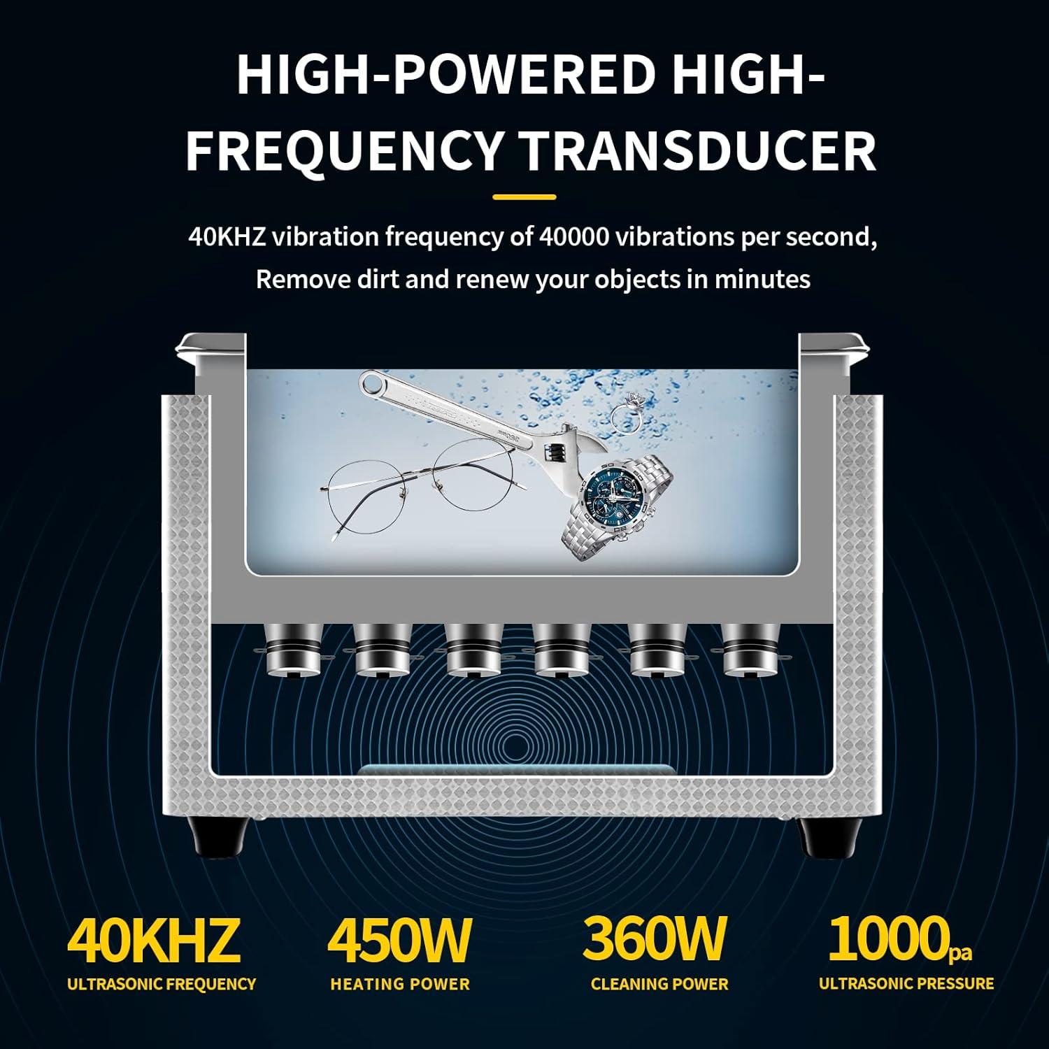 Máquina de Limpieza Ultrasónica 15L ACMESONIC Digital 40kHz