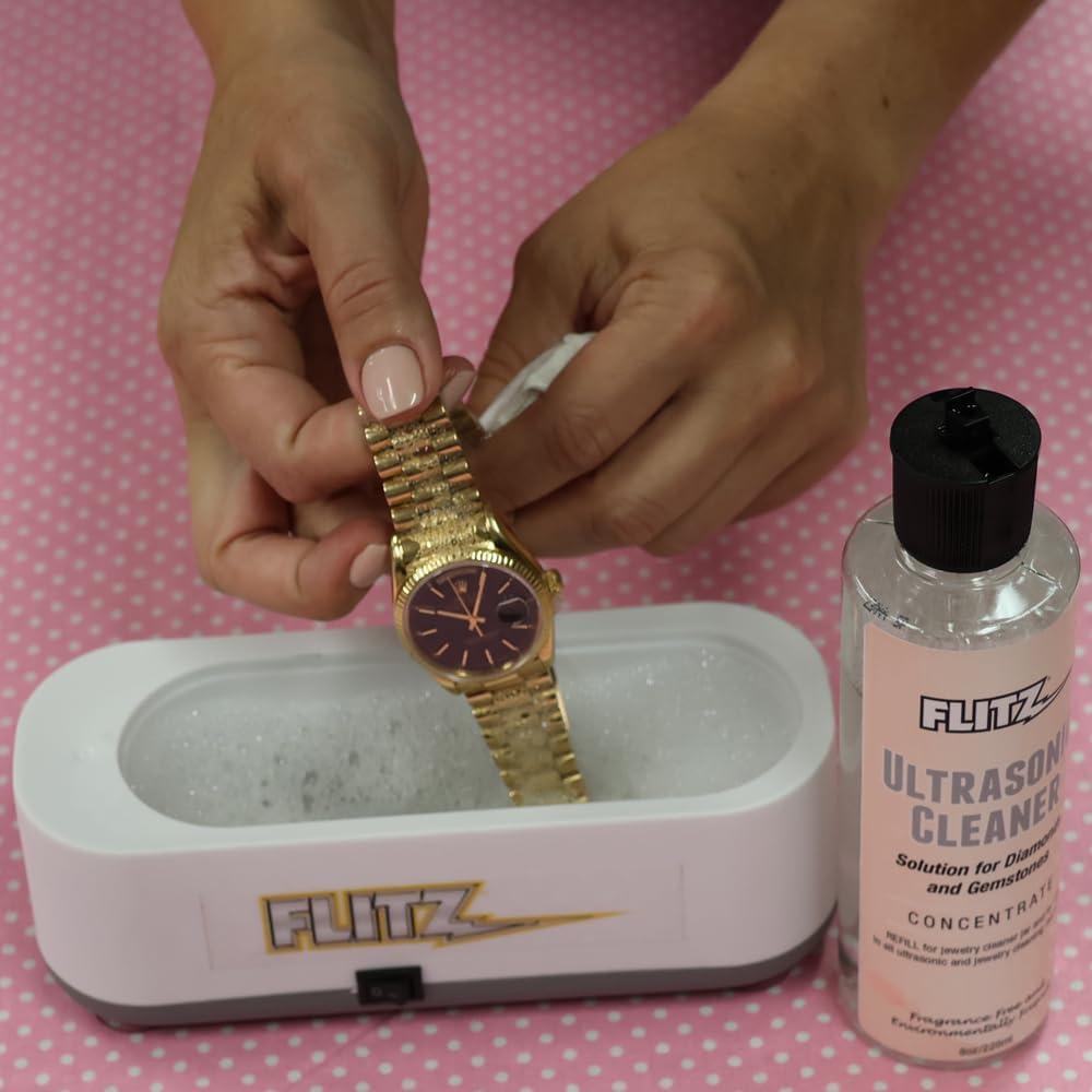 Limpiador Ultrasónico de Joyería Flitz 240ml - Oro y Plata