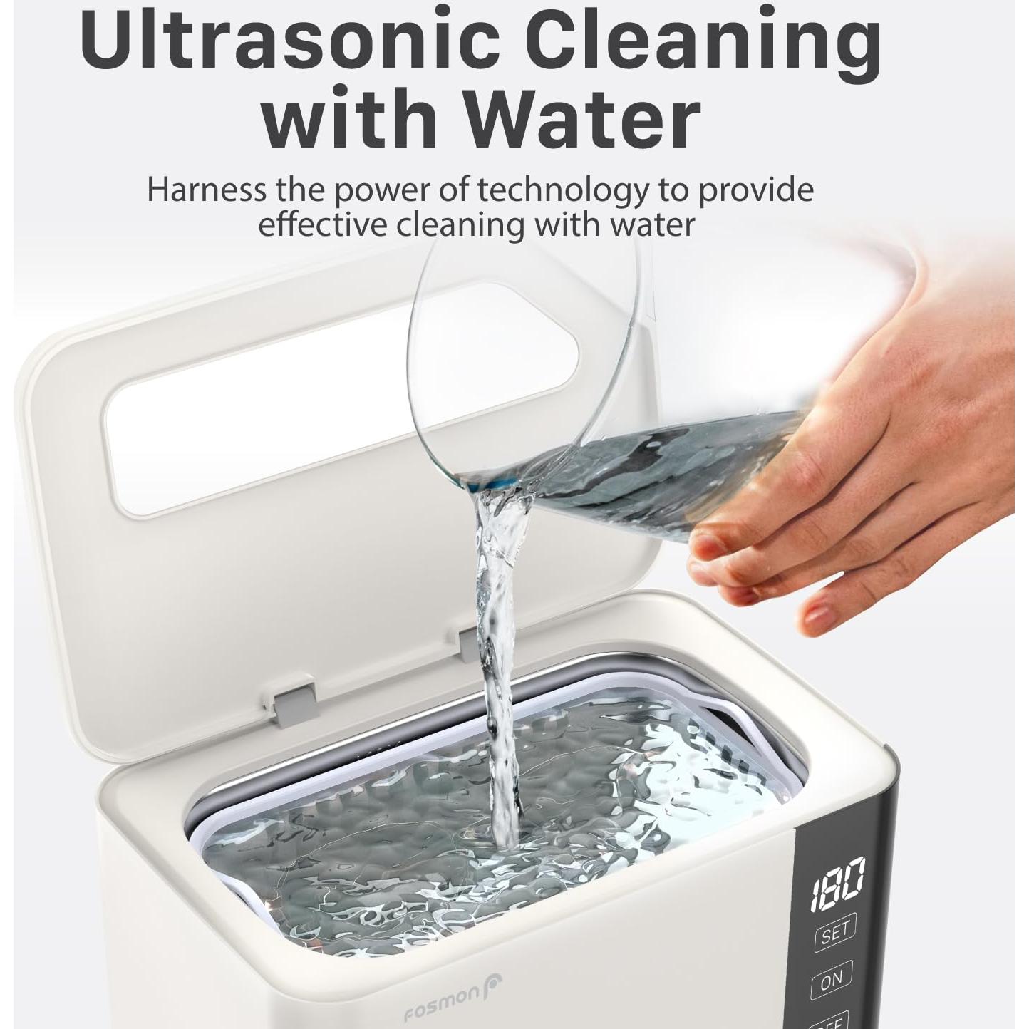 Limpiador Ultrasonido Fosmon 600ml Acero Inoxidable 35W Digital