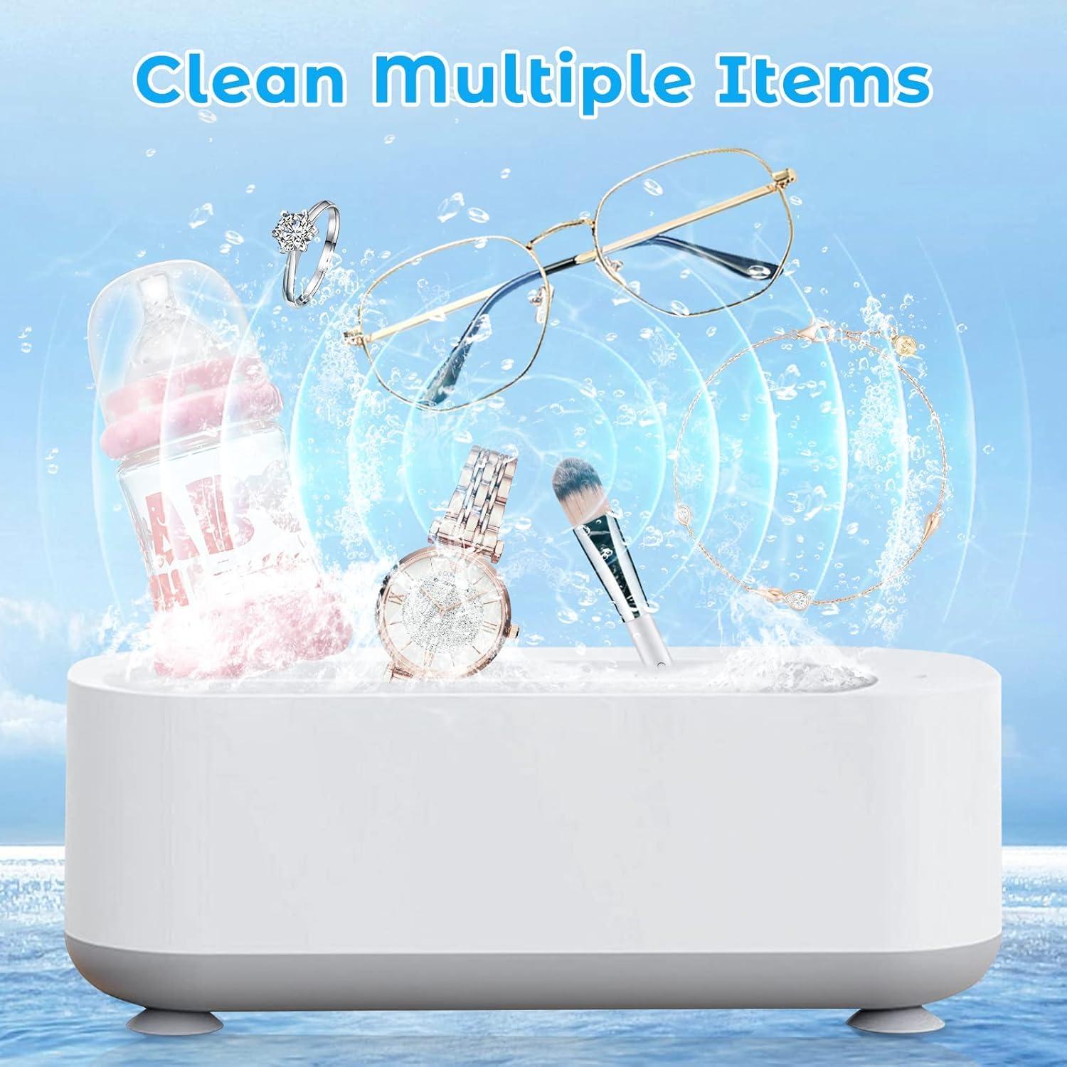 Limpiador Ultrasónico de Joyas FQBHMY 250 ML Portátil