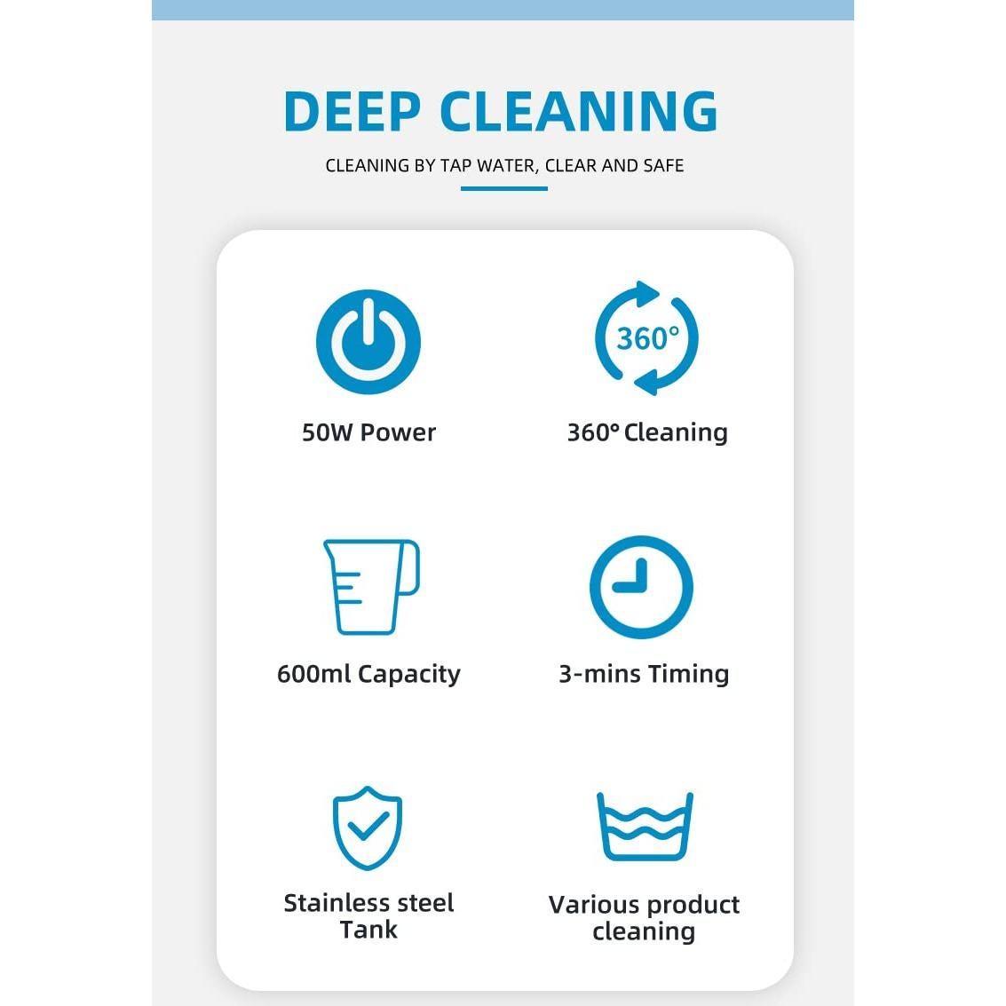 Limpiador Ultrasónico de Joyería 600 ml - Sper Scientific