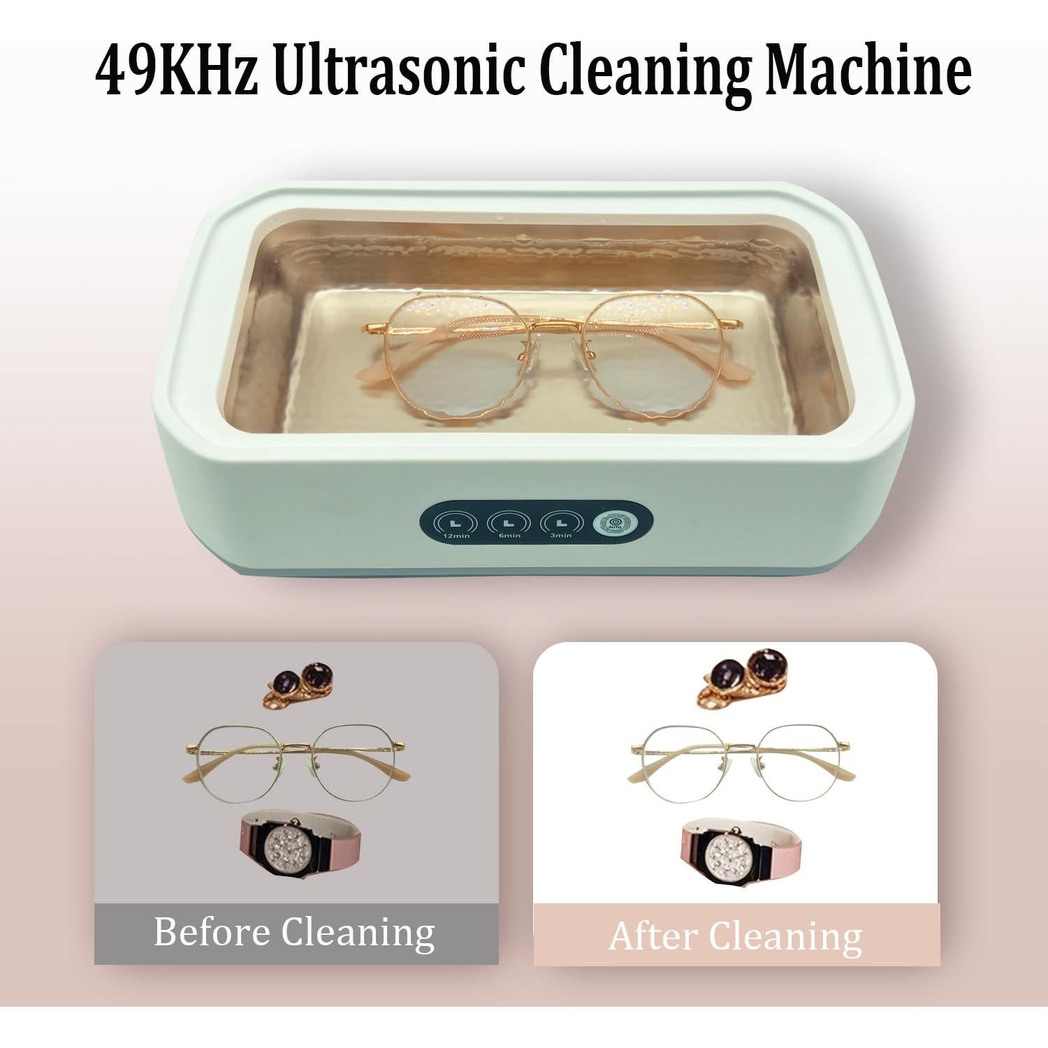 Limpiador Ultrasónico de Joyas Hyhxich JUC-650 650ml 49KHz