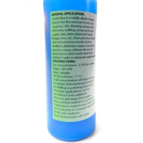 Limpiador Ultrasónico de Joyería JTS 118ml Azul Cobalto