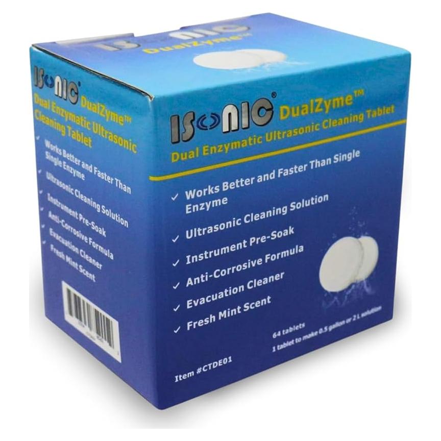 Tableta de Limpieza Ultrasonica Enzimática Dual iSonic CTDE01