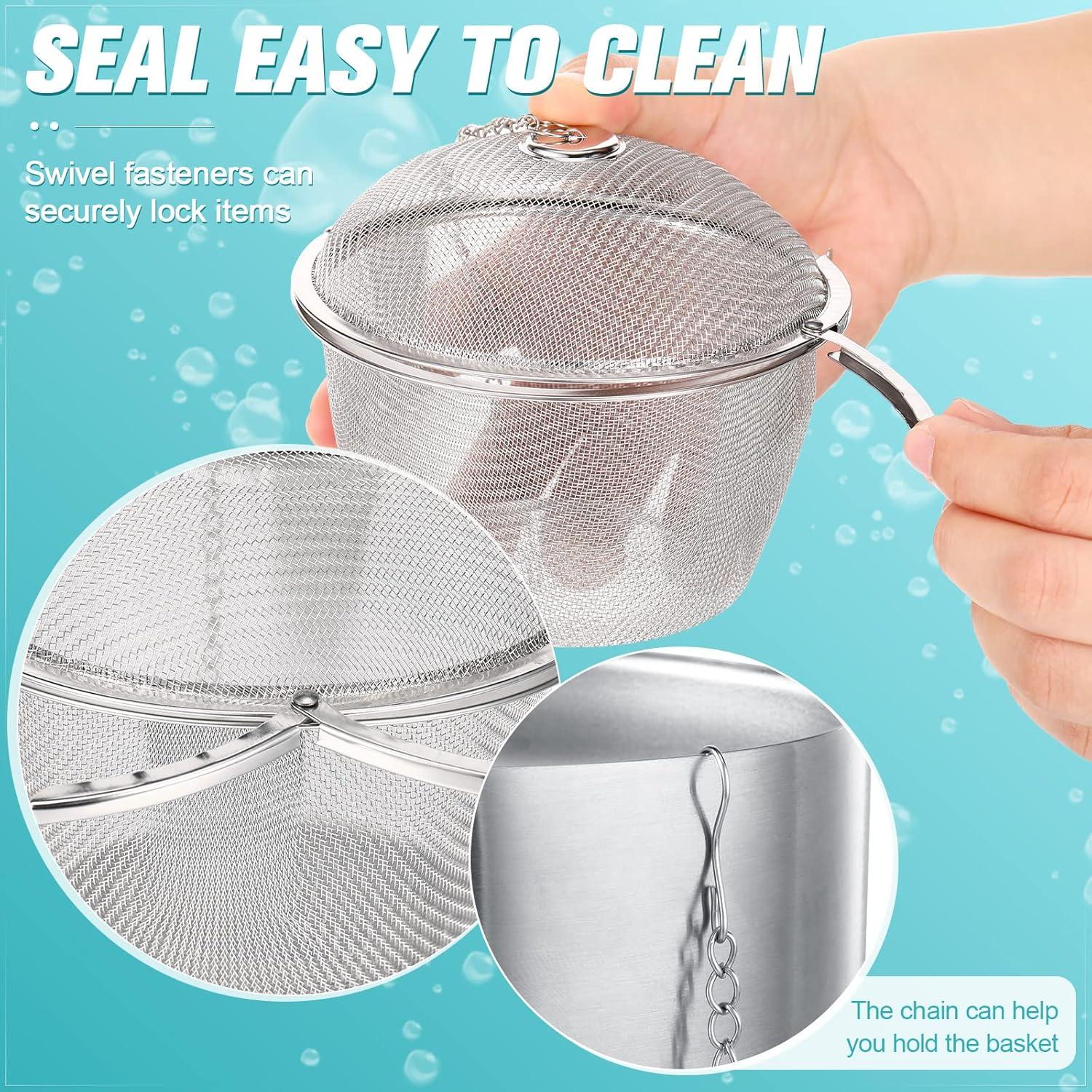 Cestas de Limpieza de Joyas Honeydak - Acero Inoxidable 3 Piezas