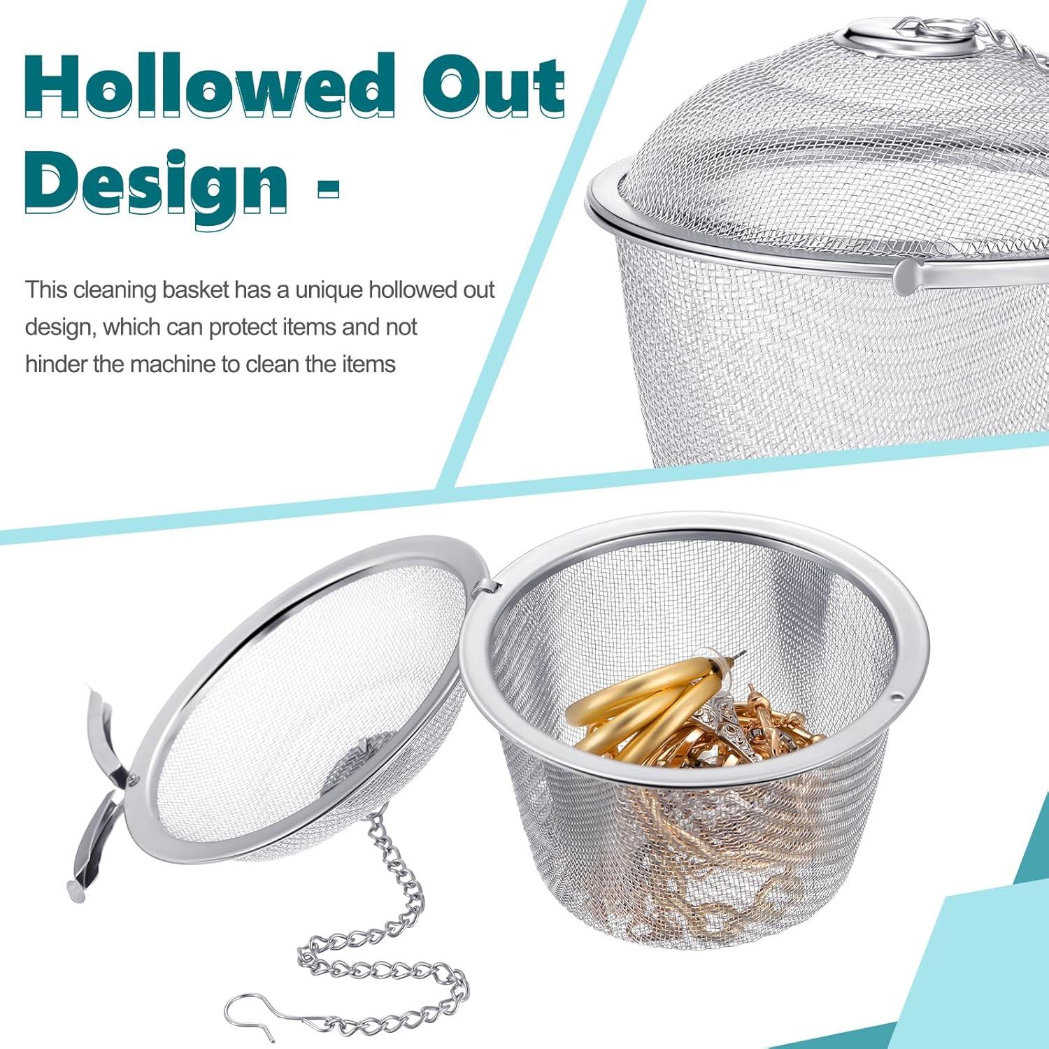 Cestas de limpieza de joyas Rozer 5 Pcs acero inoxidable