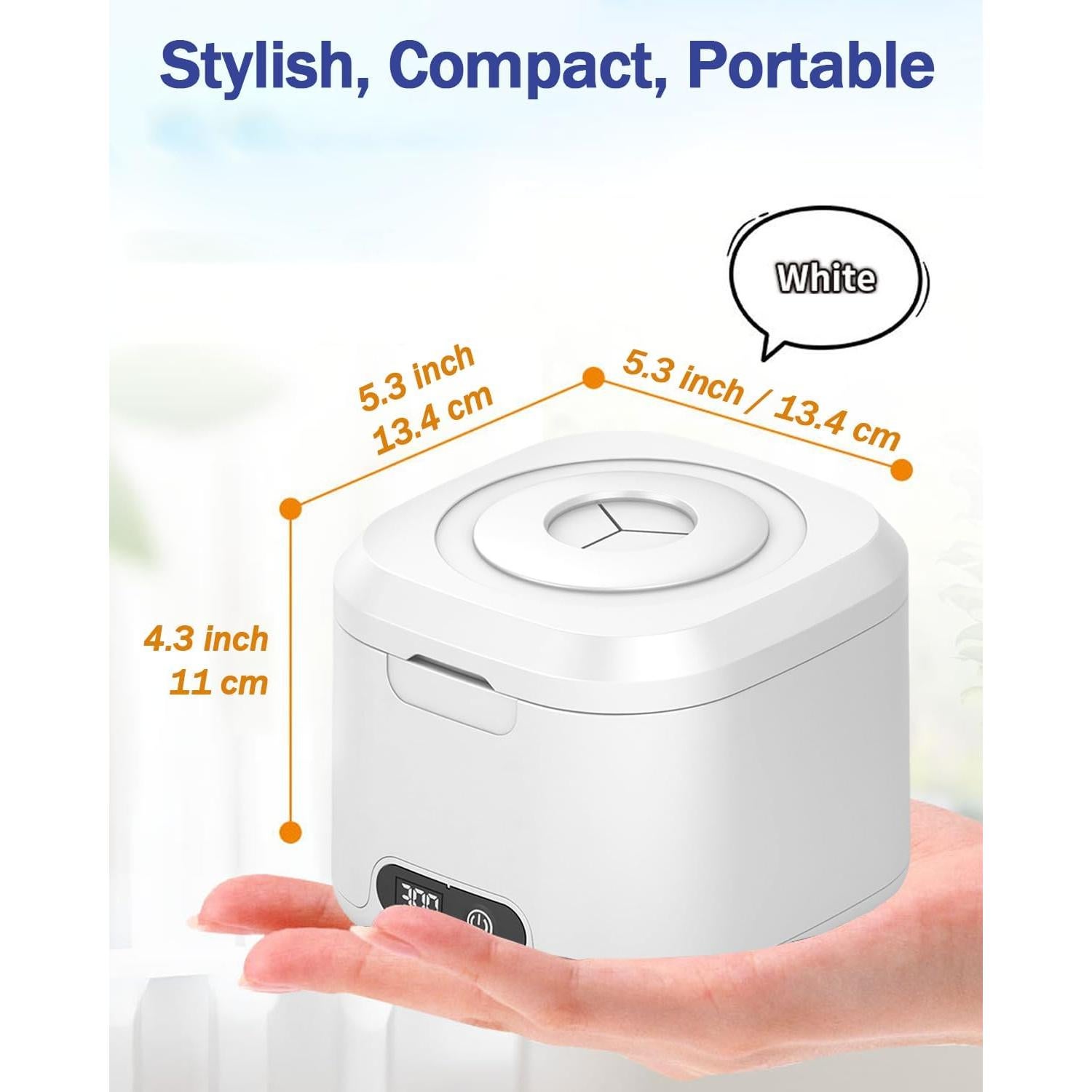 Limpiador Ultrasónico VJK 300ML con UV para Dentaduras y Joyería