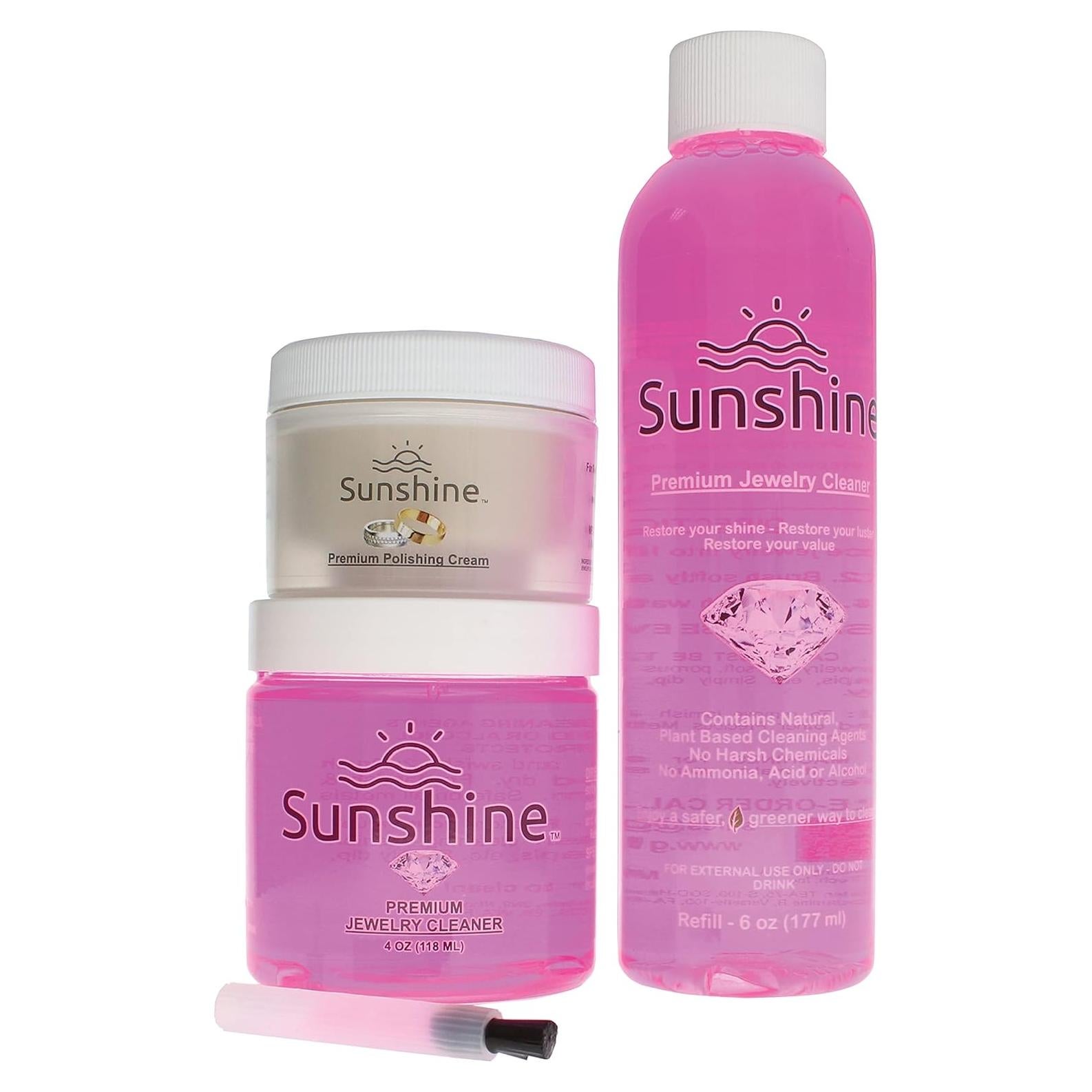 Limpiador de Joyería The Beadsmith 4oz + Recarga 6oz + Crema 1.5oz