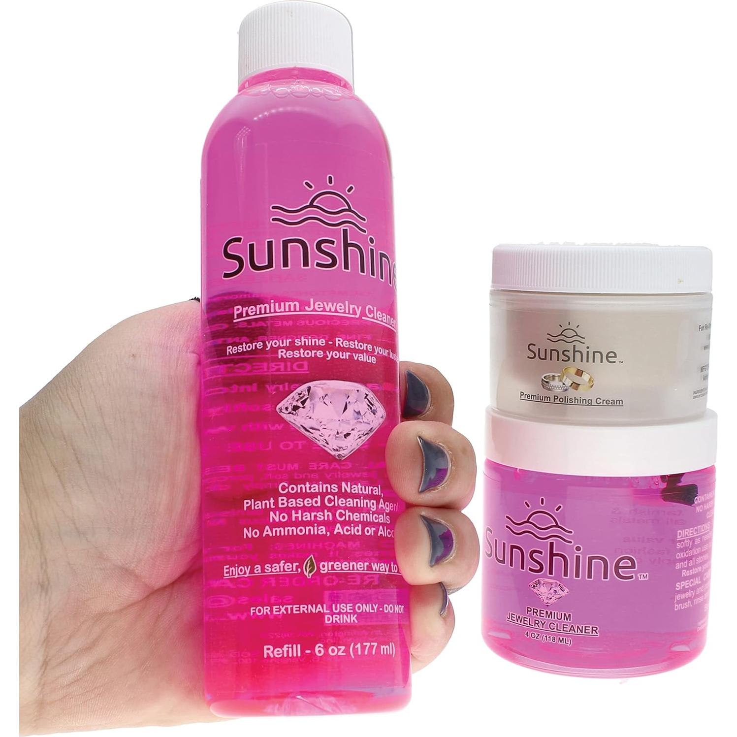 Limpiador de Joyería The Beadsmith 4oz + Recarga 6oz + Crema 1.5oz