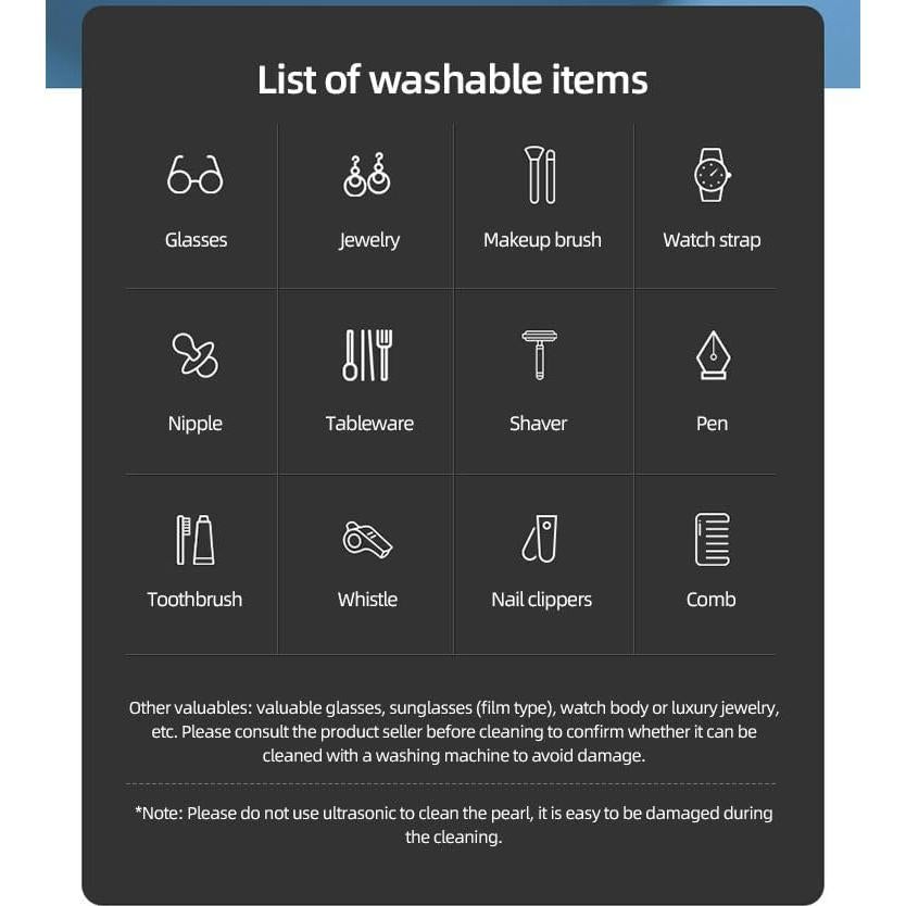 Máquina de Limpieza Ultrasónica Unique Wares 45000Hz 348g