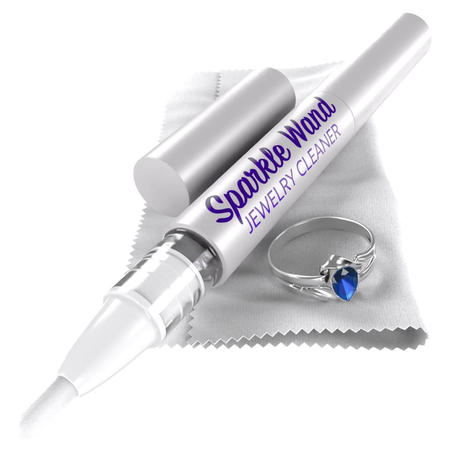GemOro Sparkle Wand | Bolígrafo Limpiador de Joyería Portátil