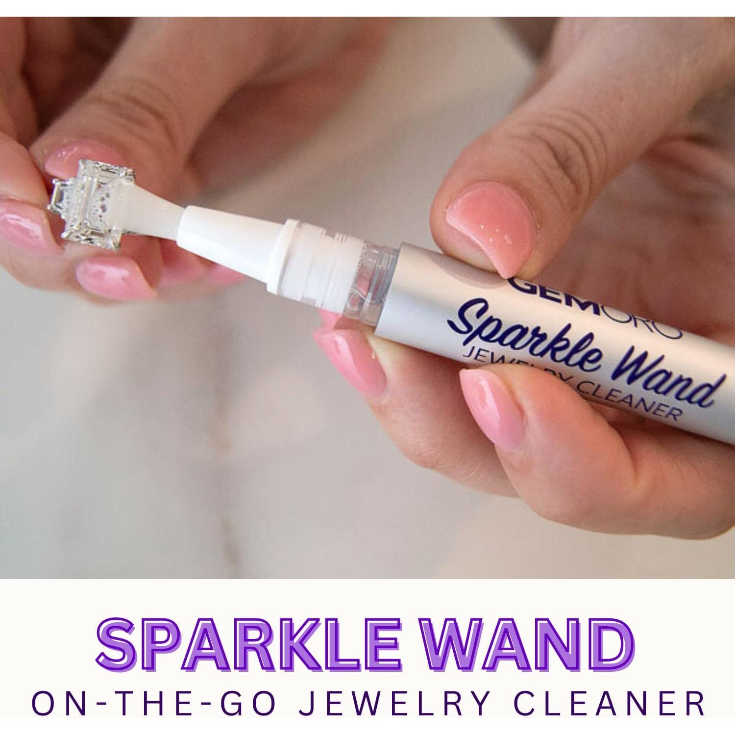 GemOro Sparkle Wand | Bolígrafo Limpiador de Joyería Portátil