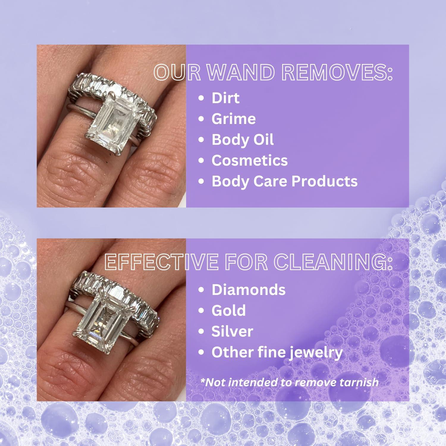 GemOro Sparkle Wand | Bolígrafo Limpiador de Joyería Portátil