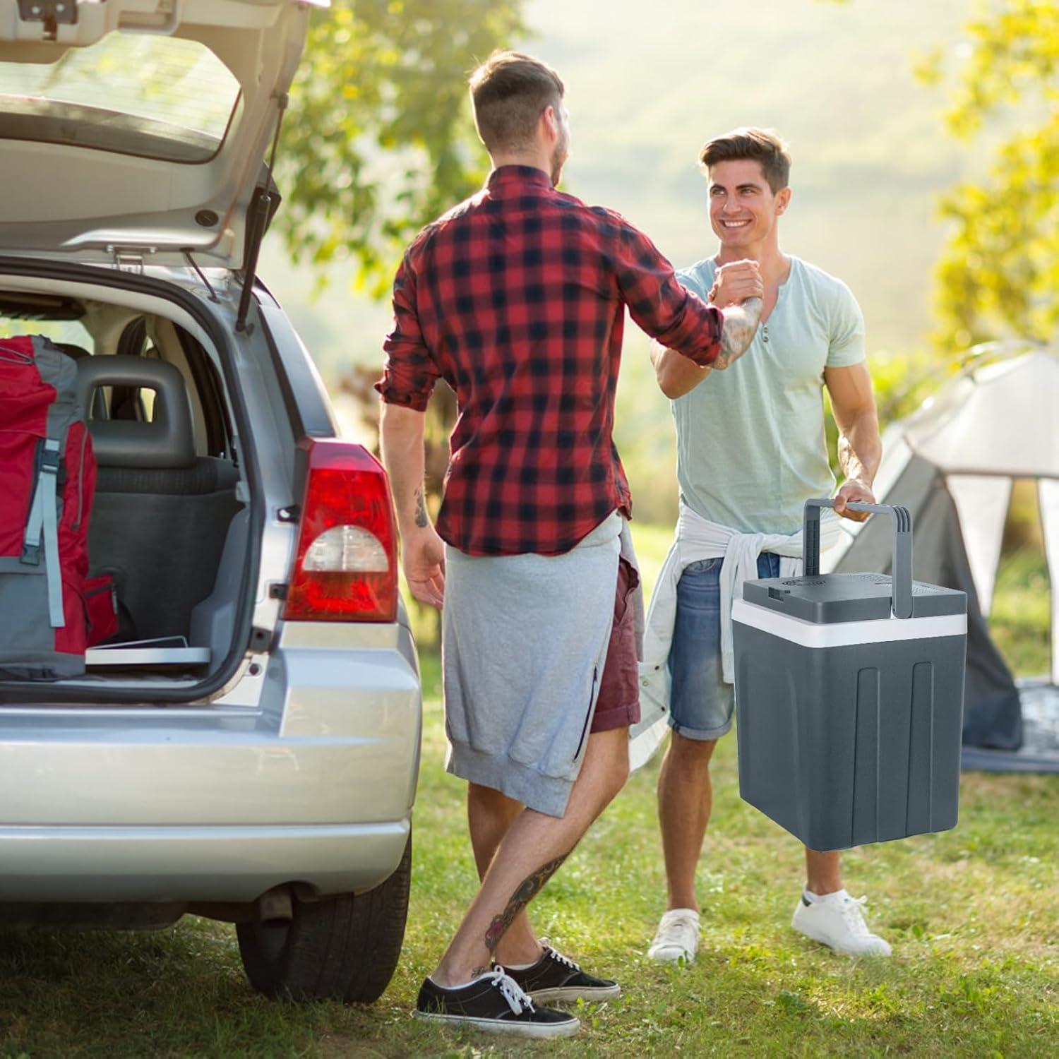 Enfriador y Calentador Eléctrico SHAREWIN 30L Portátil Gris