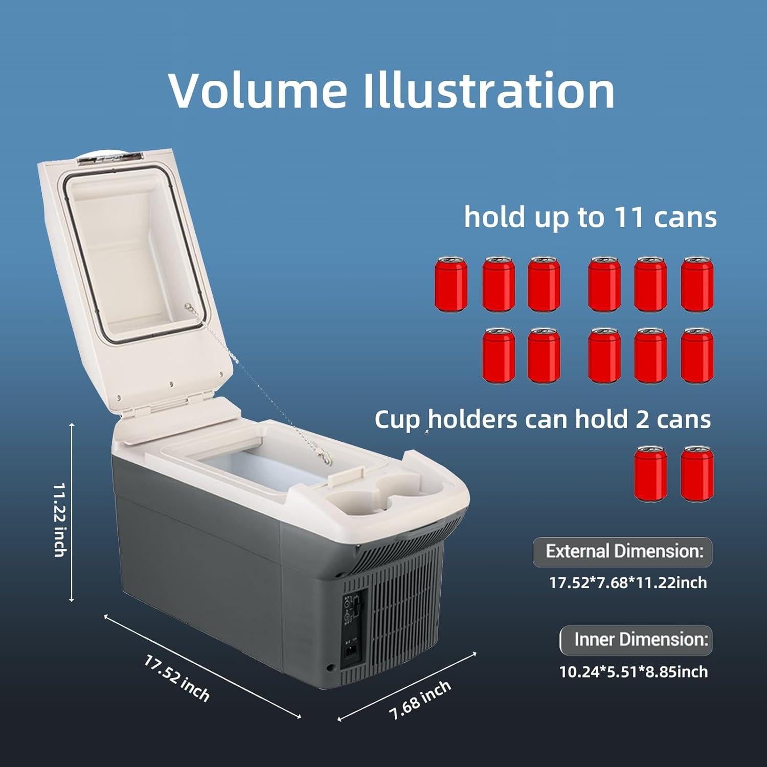 Refrigerador y Calentador Portátil JOYFRIGO 9 Litros 12V