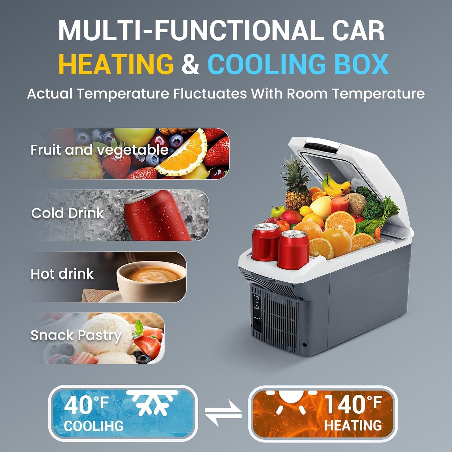 Refrigerador y Calentador Portátil JOYFRIGO 9 Litros 12V