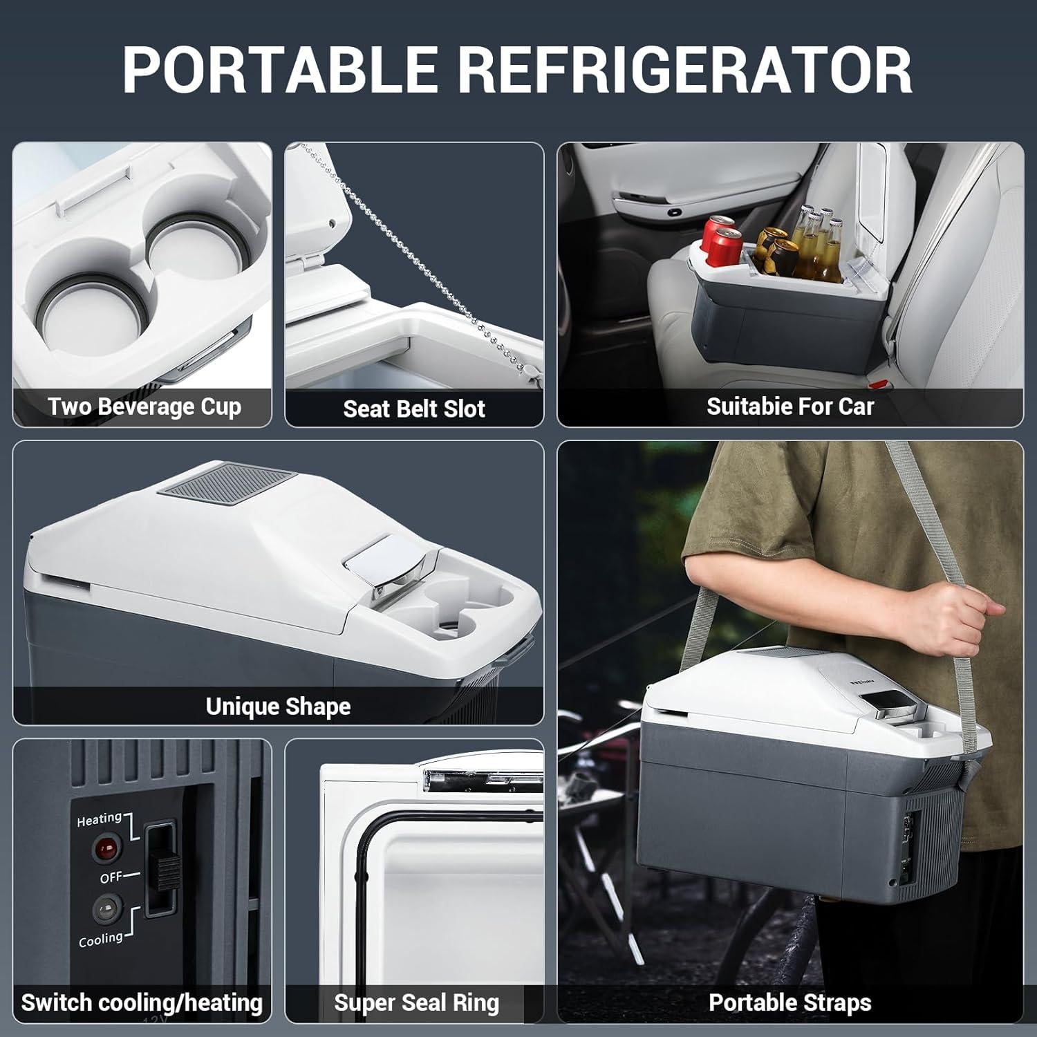 Refrigerador y Calentador Portátil JOYFRIGO 9 Litros 12V