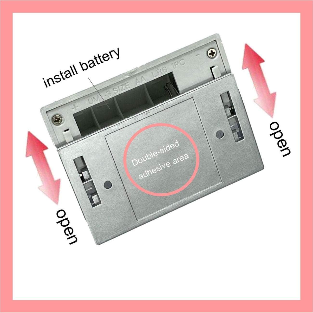 Detector de Movimiento Infrarrojo Inalámbrico DEEIRAO LED Plata