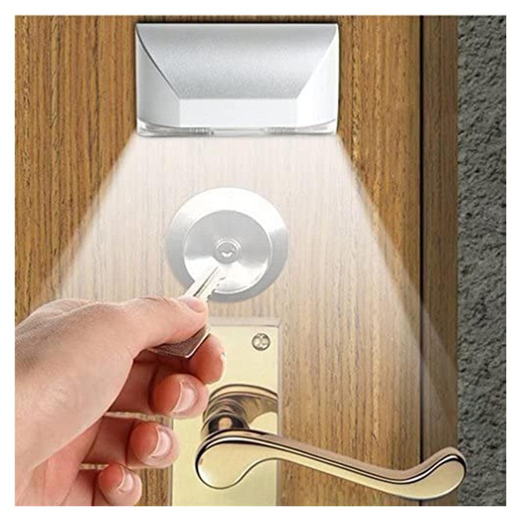 Lámpara LED con sensor de movimiento DEEIRAO LENMO, 4 bombillas