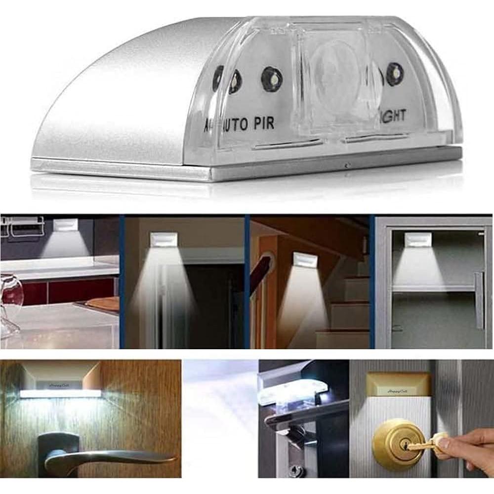 Lámpara LED con sensor de movimiento DEEIRAO LENMO, 4 bombillas