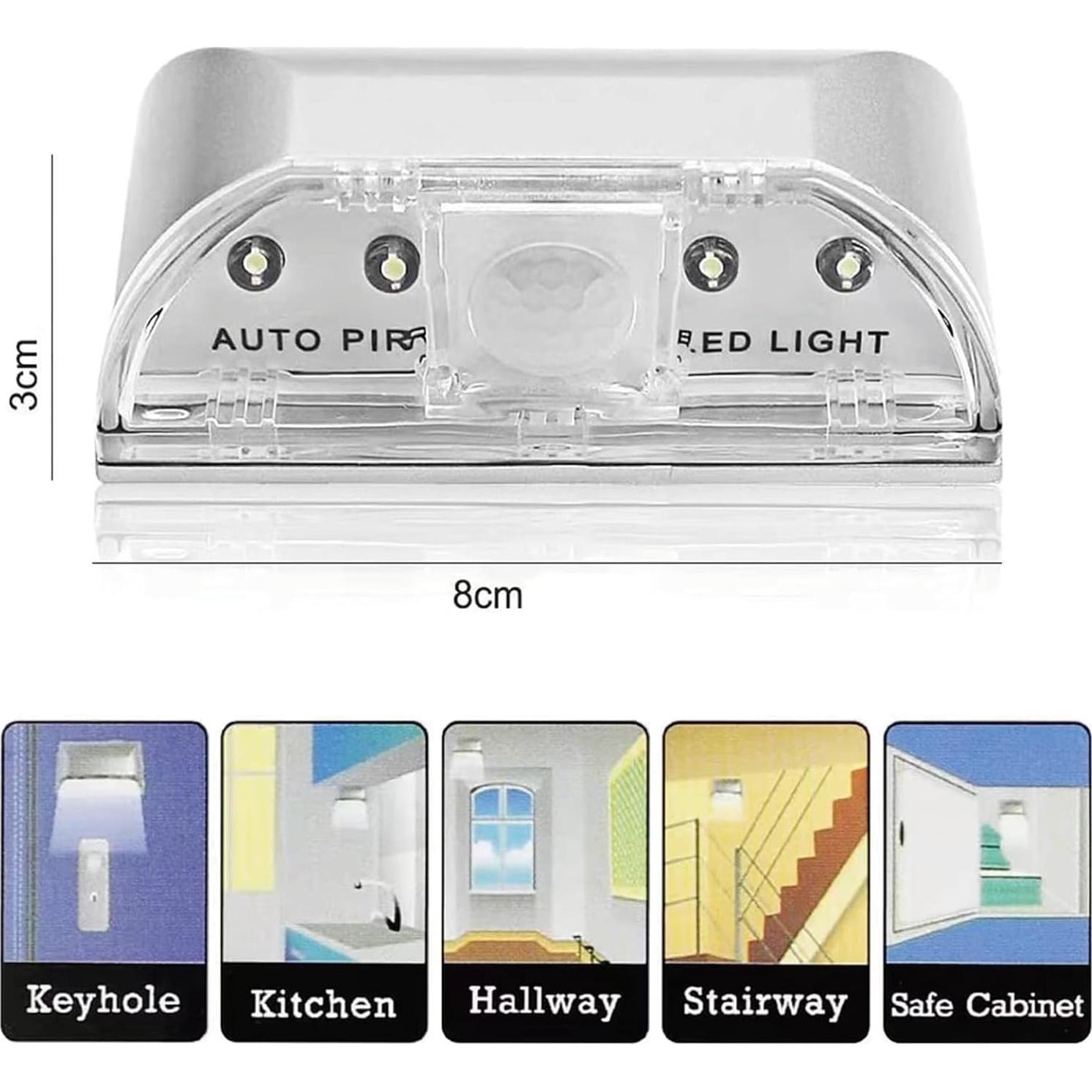 Luz de Llave con Sensor de Movimiento Yxflz LED Plata