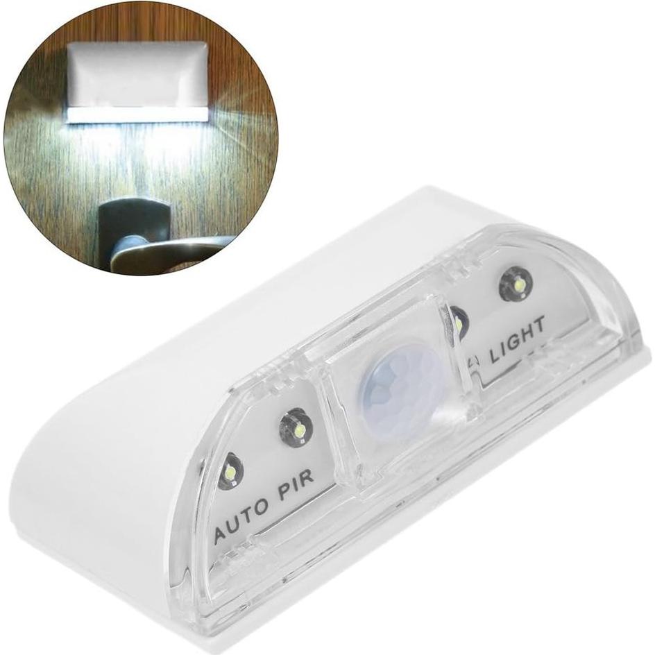 Luz de Llave LED Dayuup con Sensor PIR Infrarrojo 4 LEDs