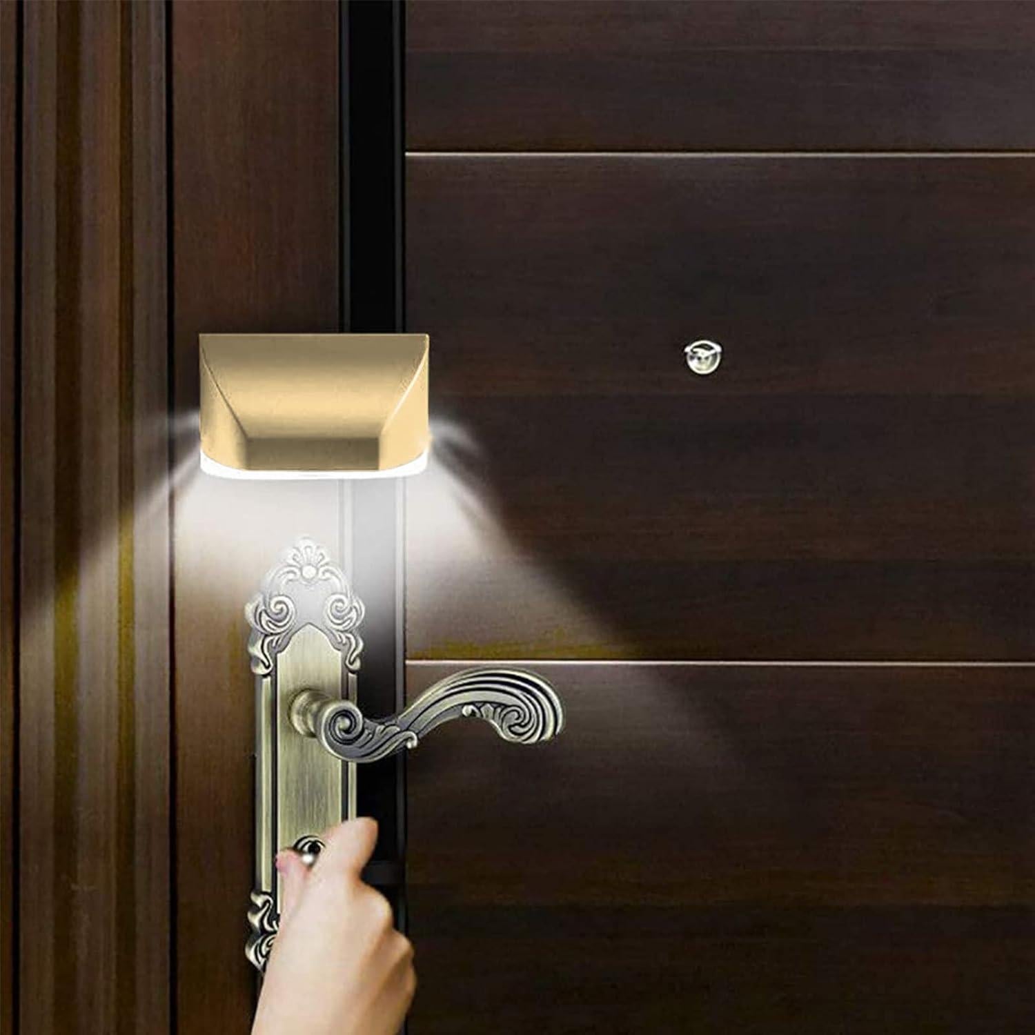 Luz LED Inteligente con Sensor de Movimiento UPDD - Dorado
