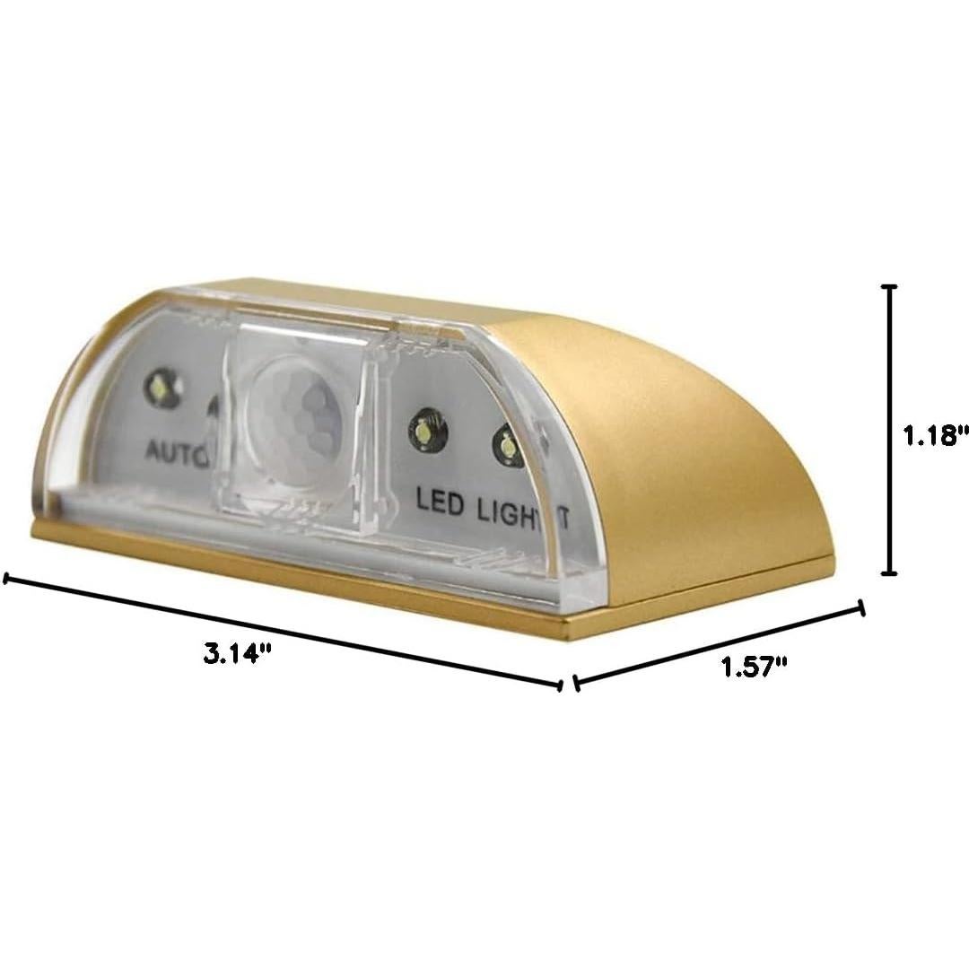 Luz LED Inteligente con Sensor de Movimiento UPDD - Dorado