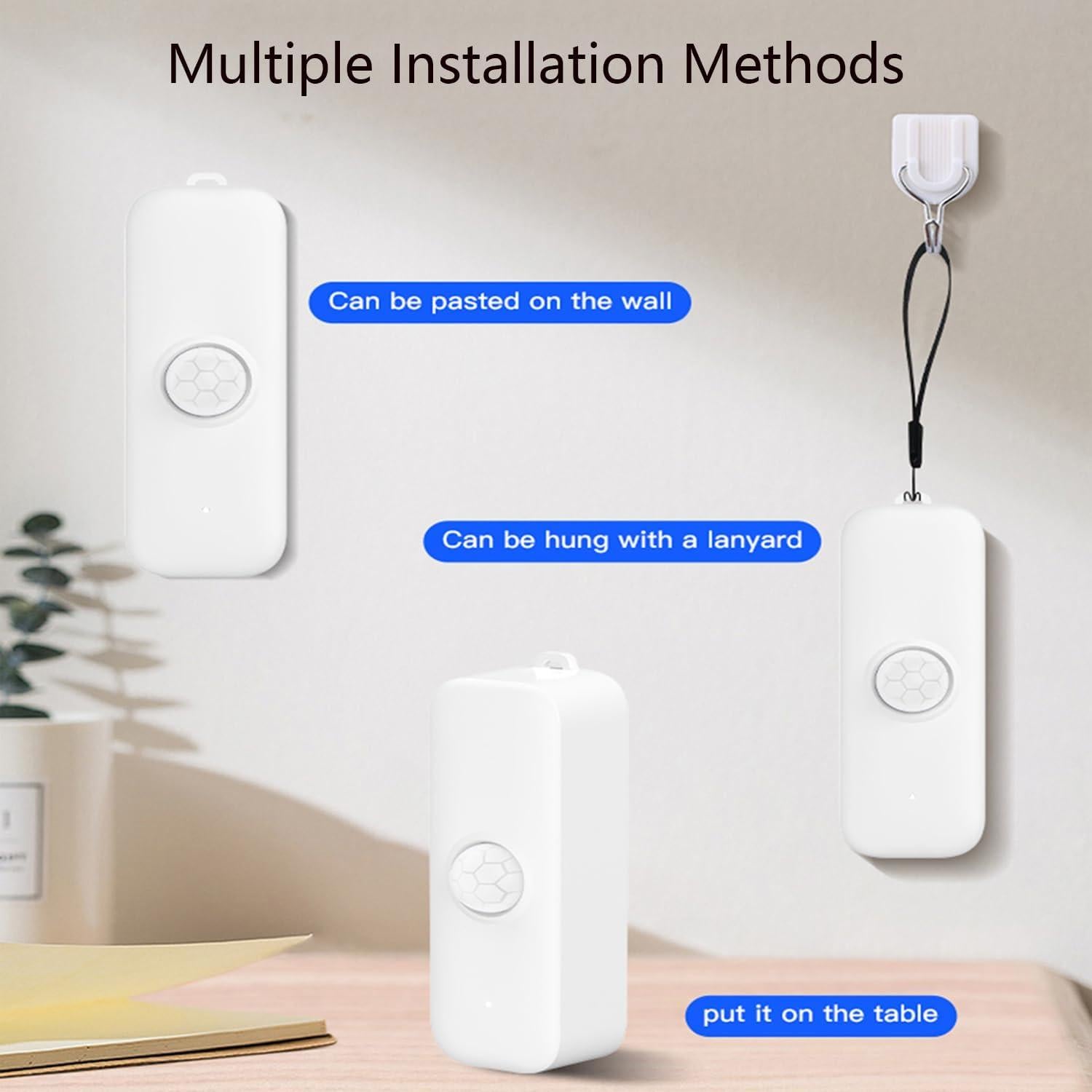 Sensor de Movimiento WiFi Gaoducash PIR Inalámbrico 6.1m