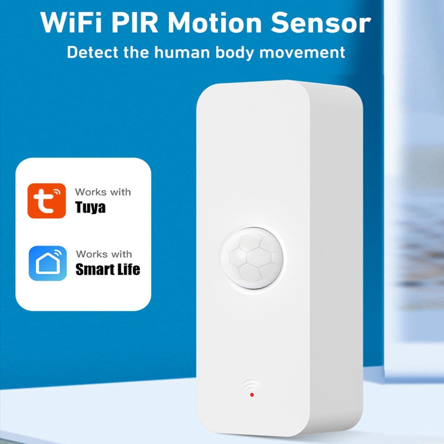Sensor de Movimiento WiFi SENCKIT Infrarrojo 7m 2.4GHz