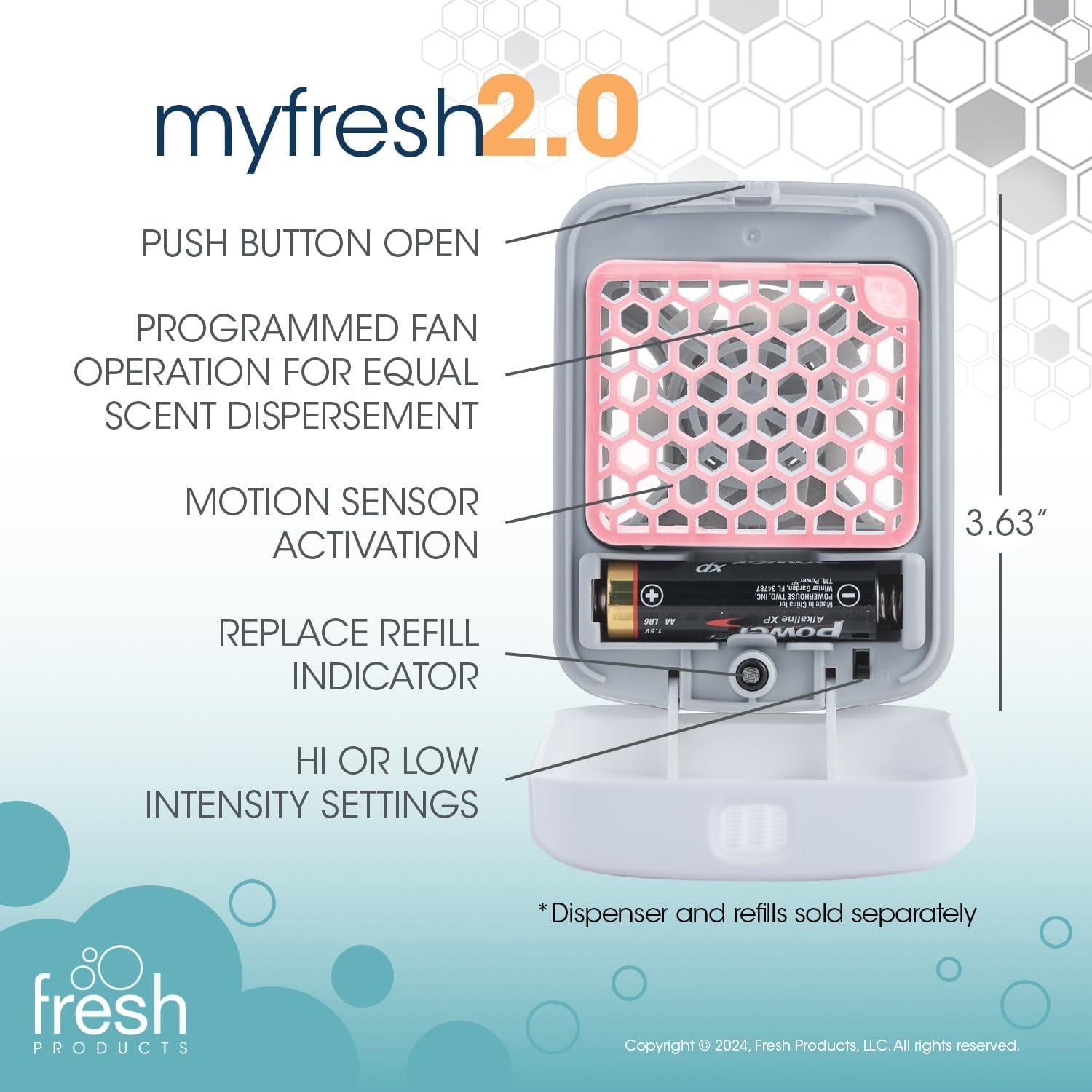 Ambientador Personal myfresh Brisa Marina 6 pk - Tecnología Seca