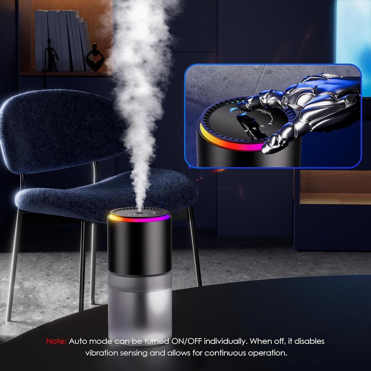 Ambientador de Auto Inteligente Ángeles 150ml USB-C RGB