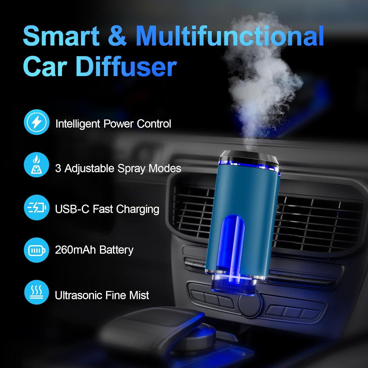 Difusor de Aromas ASTRALER CAF-S para Automóvil Recargable