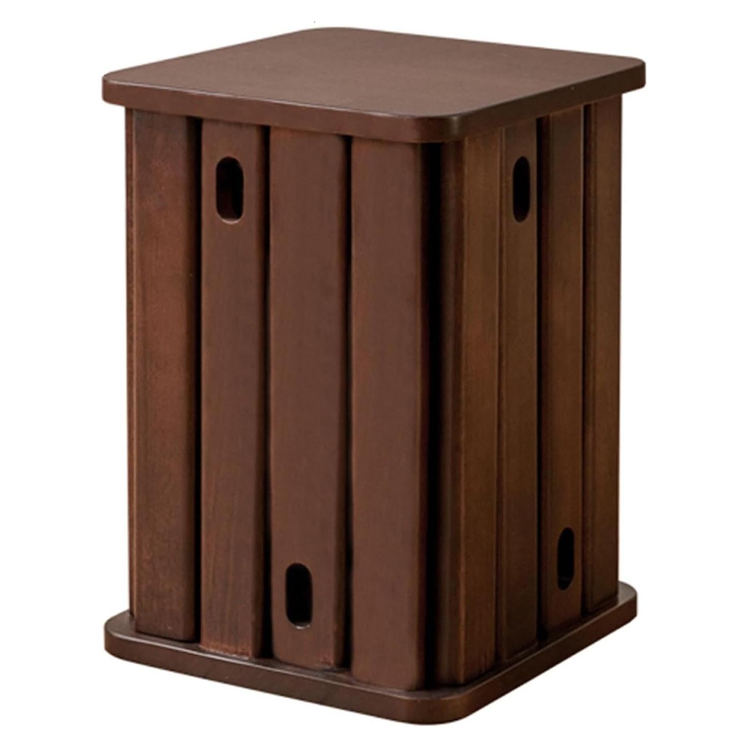 Juego de Taburetes Apilables de Madera Genérico 4 Piezas