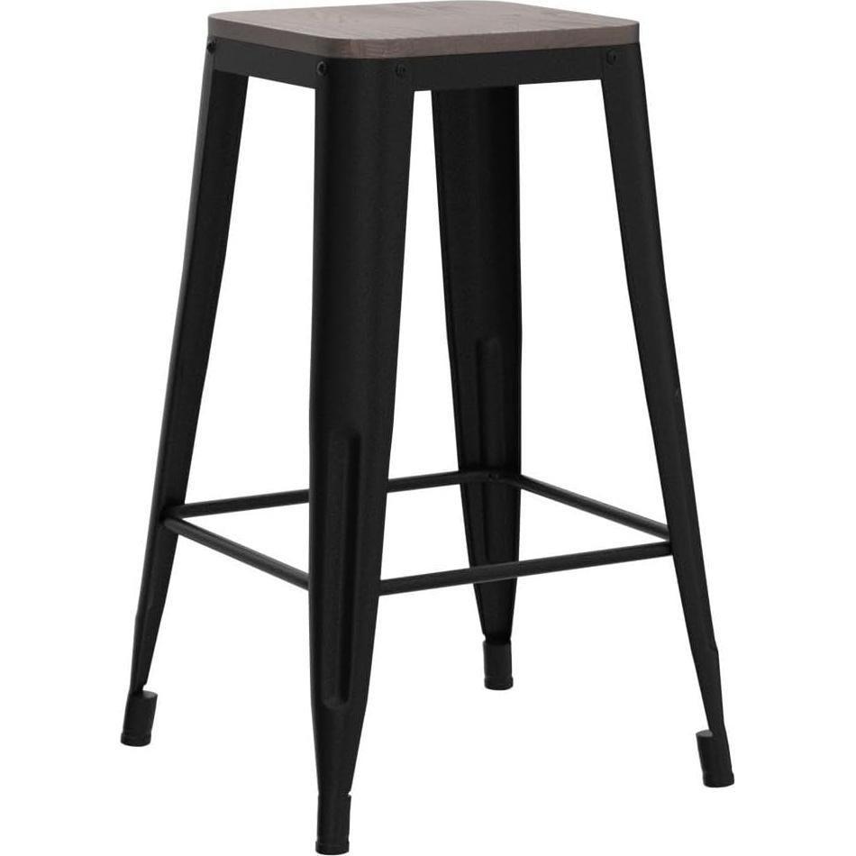 Juego de 4 Taburetes de Bar Metal Sophia & William 61 cm