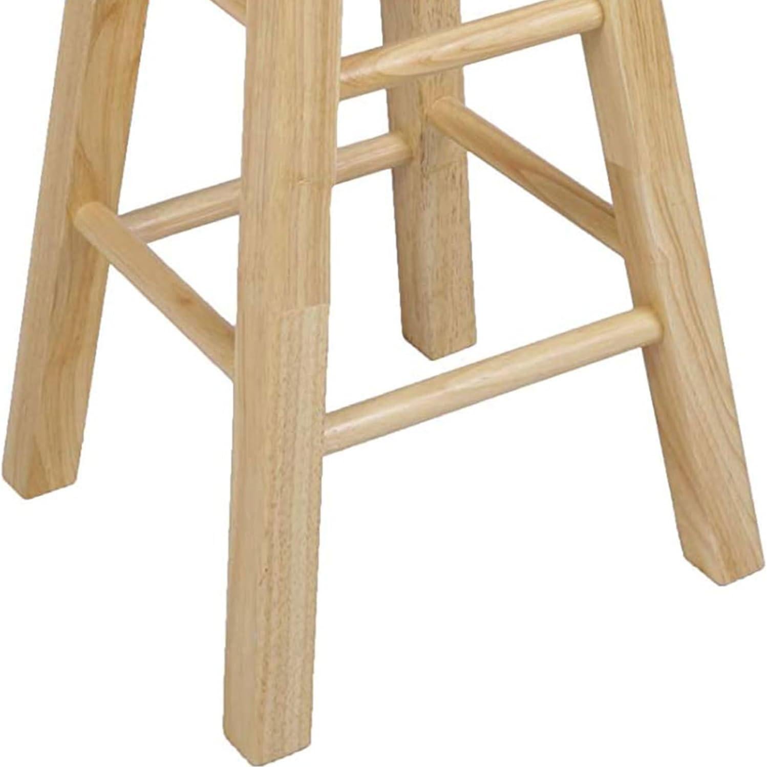 Juego de 4 Taburetes de Cocina PJ Wood 61 cm Natural