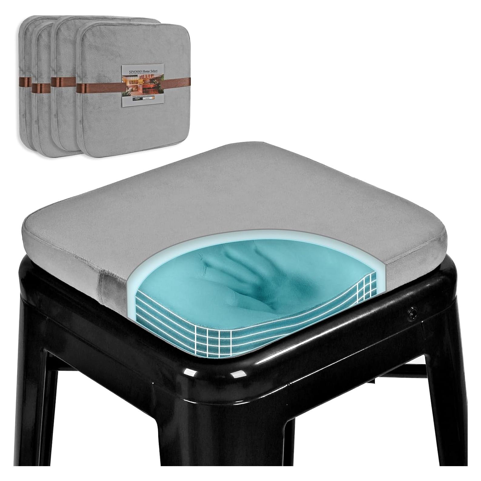 Cojines de Espuma Viscoelástica SINOSSO 4 Unidades Antideslizantes