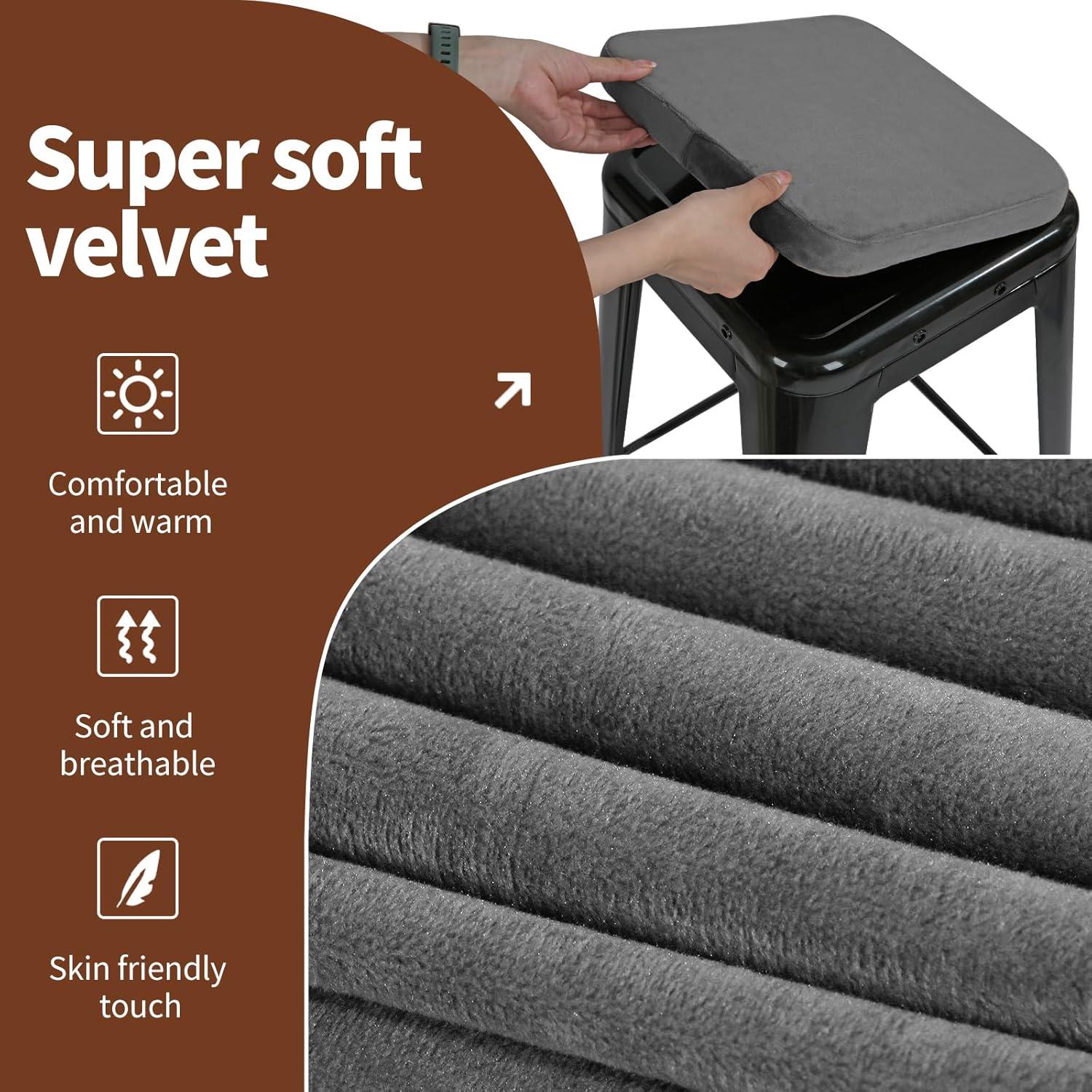 Cojines de Espuma Viscoelástica SINOSSO 4 Unidades Antideslizantes