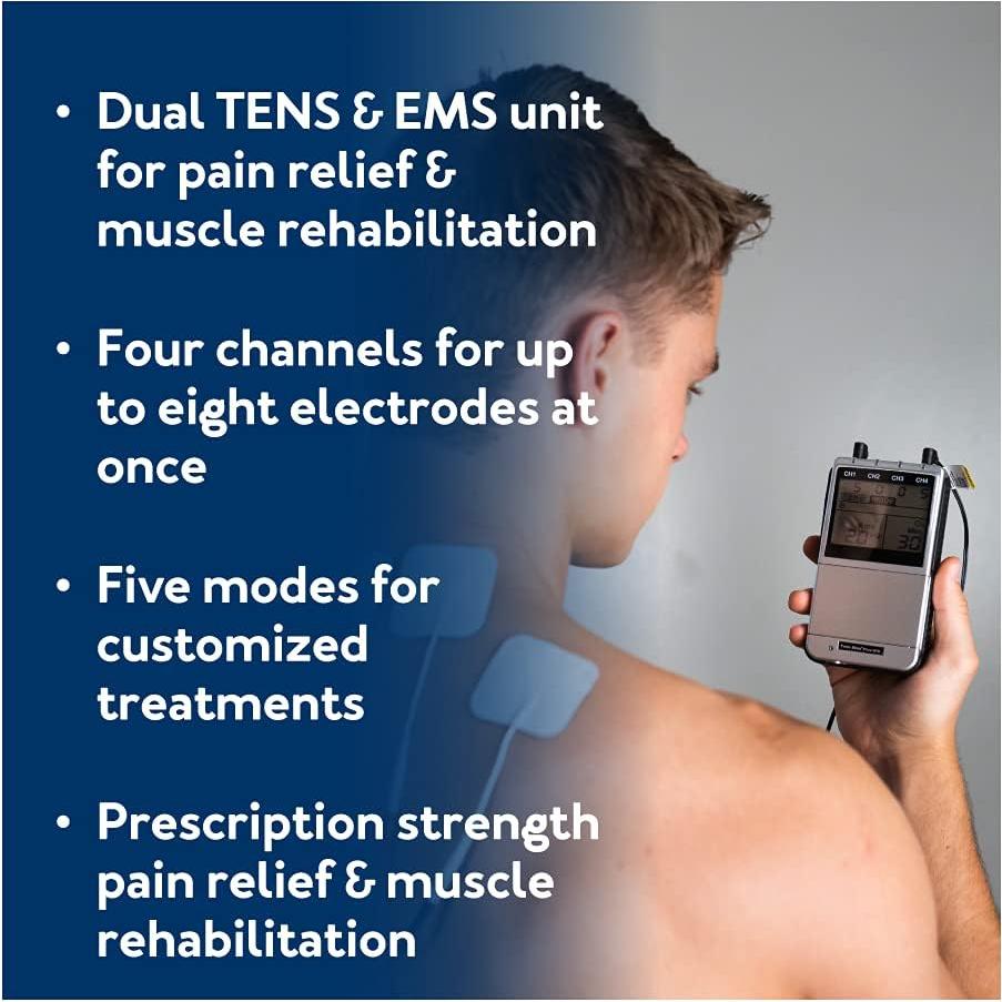 Estimulador Muscular EMS y TENS Roscoe Medical 4 Canales