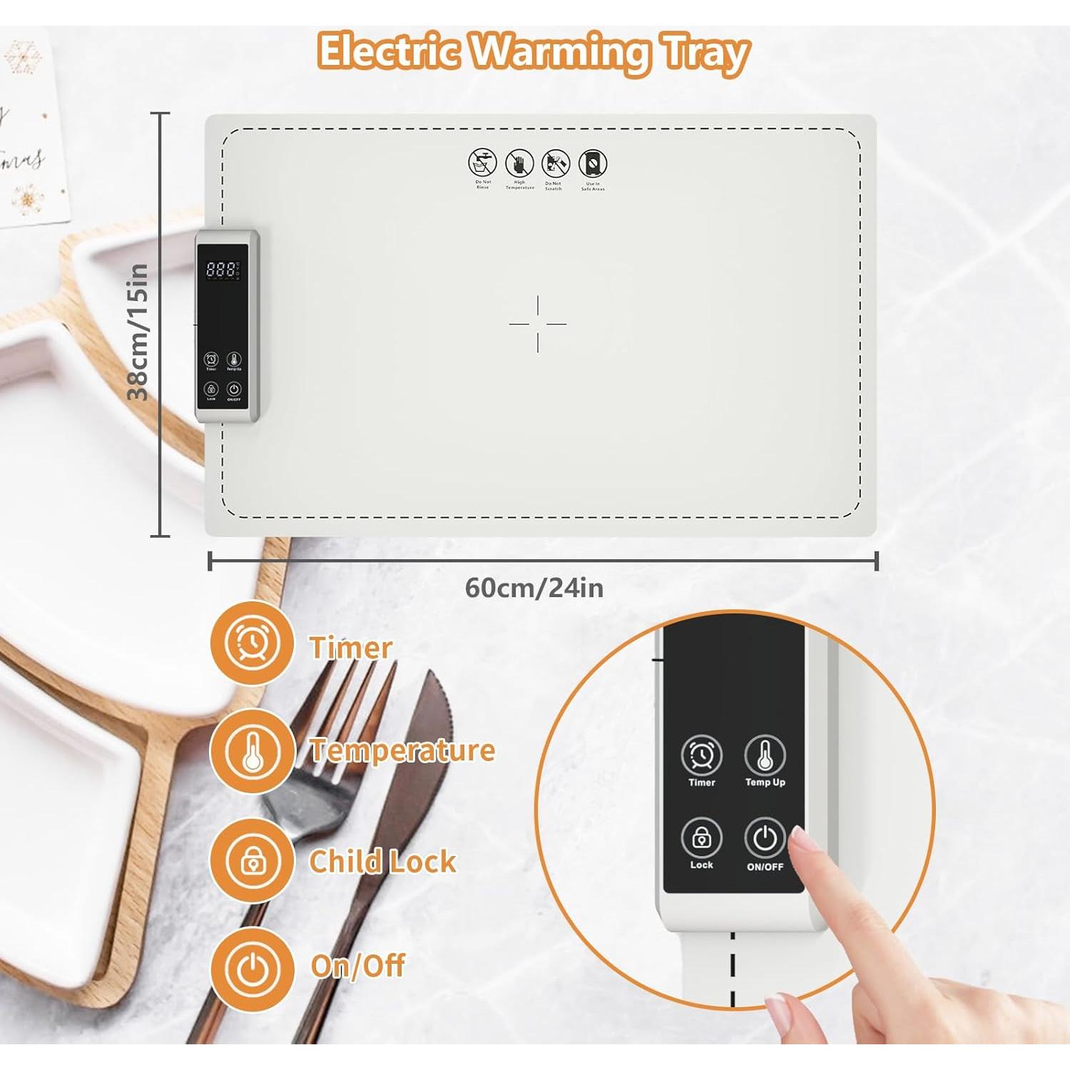 Alfombrilla Calentadora Eléctrica Latumab 61x38cm 260W Ajustable