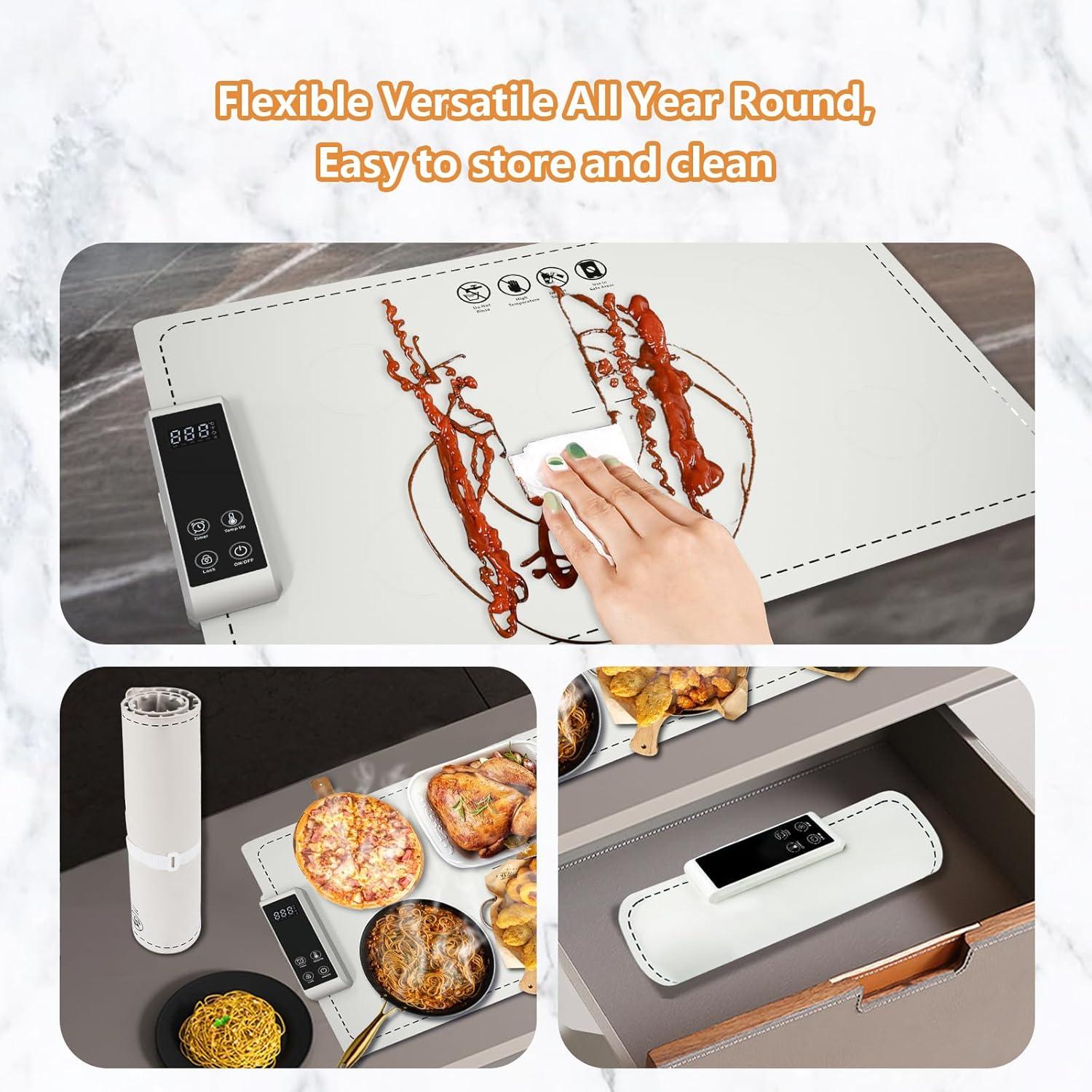 Alfombrilla Calentadora Eléctrica Latumab 61x38cm 260W Ajustable