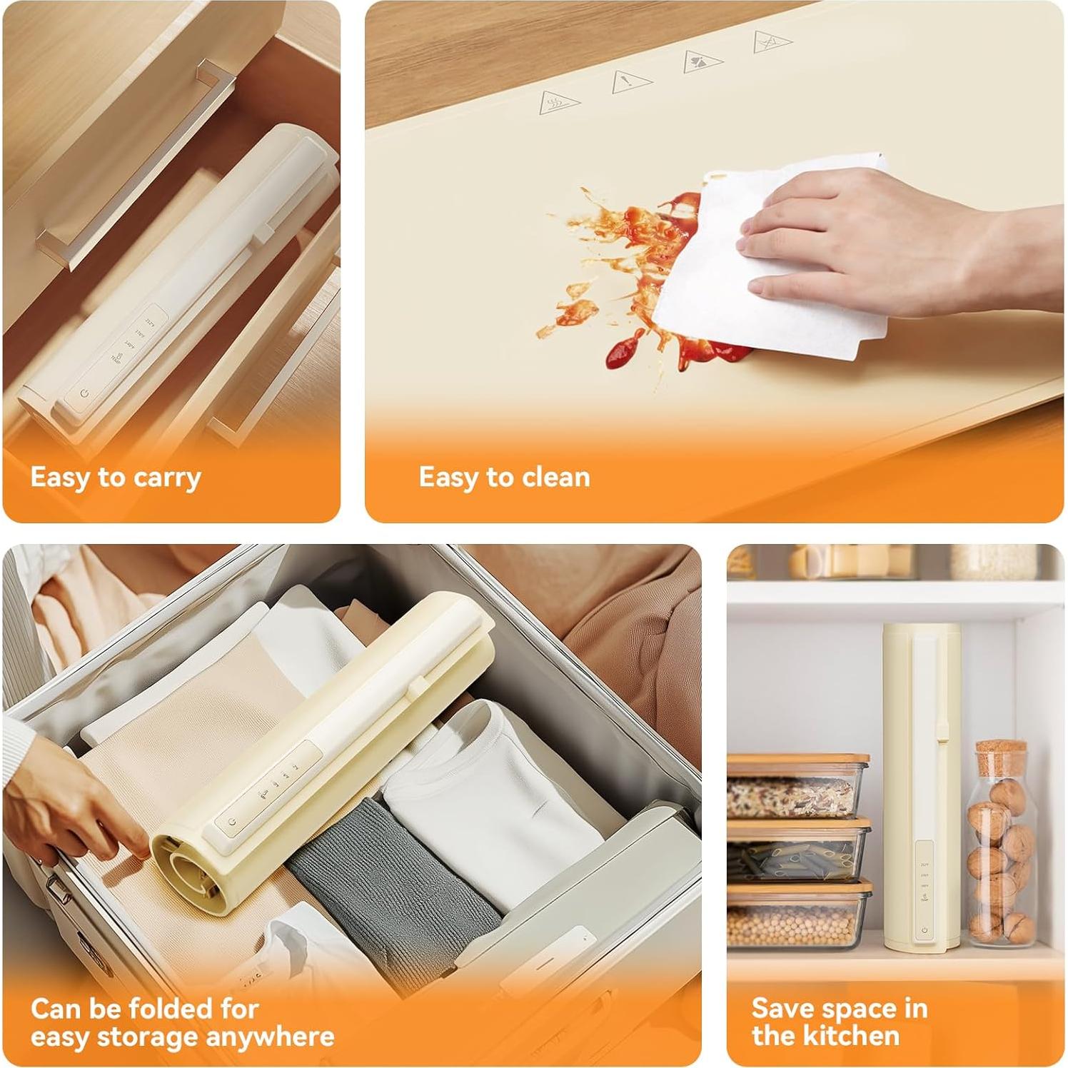 Bandeja Calentadora Eléctrica WOVAZUS 350W 3 Temperaturas